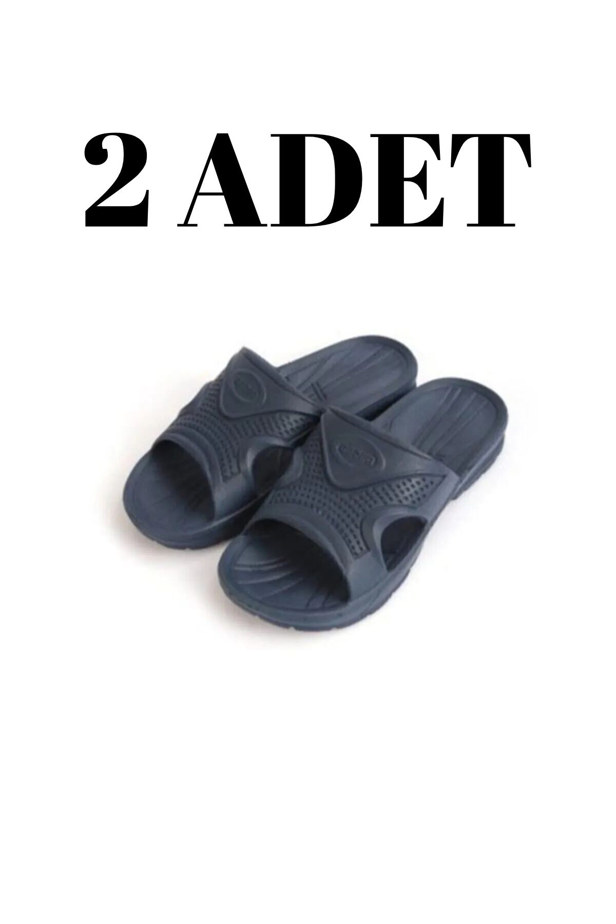 2 ADET Gezer Hafif Rahat Taban Banyo Balkon Bahçe Tuvalet Terliği