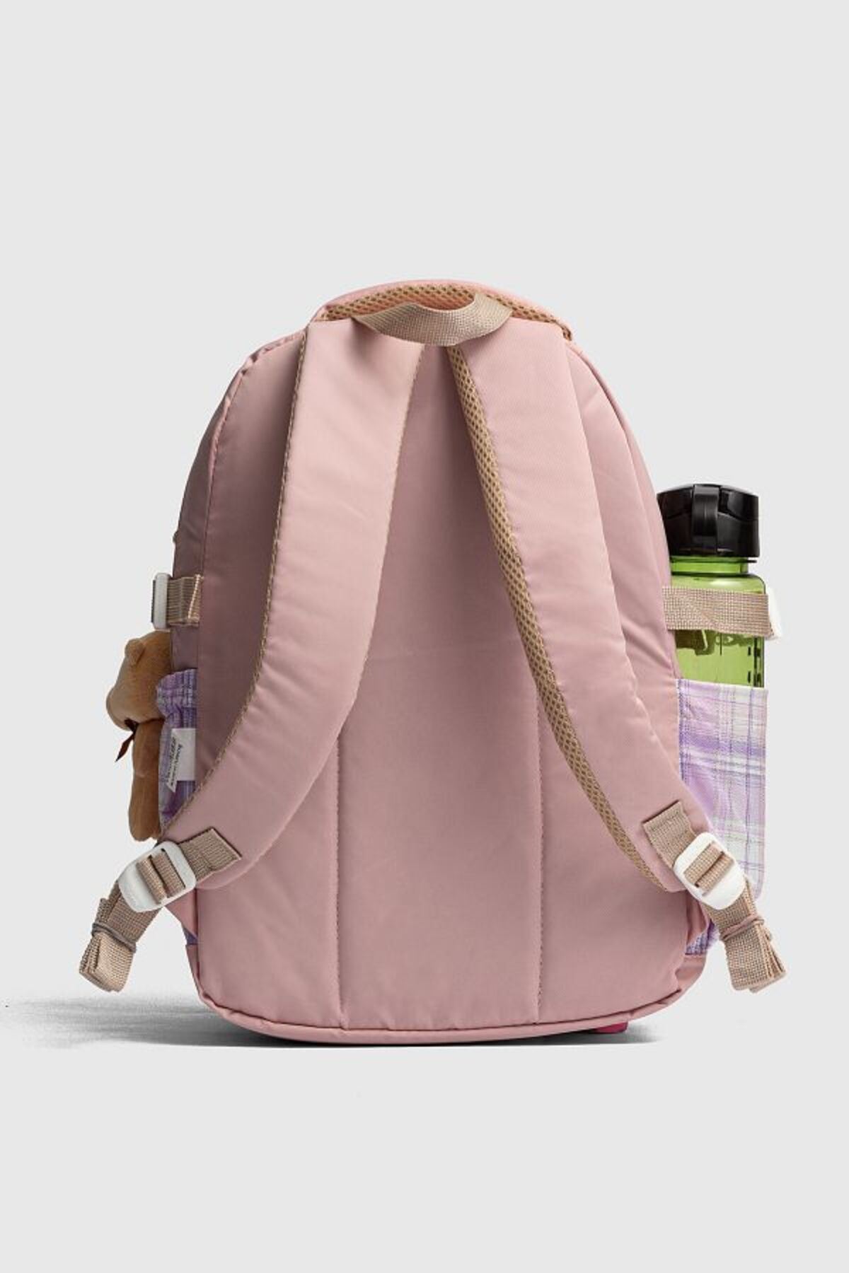 1396 3 lü Ortopedik Çok Gözlü Su Geçirmez Laptop Bölmeli Aksesuarlı Çocuk Okul Sırt Çanta