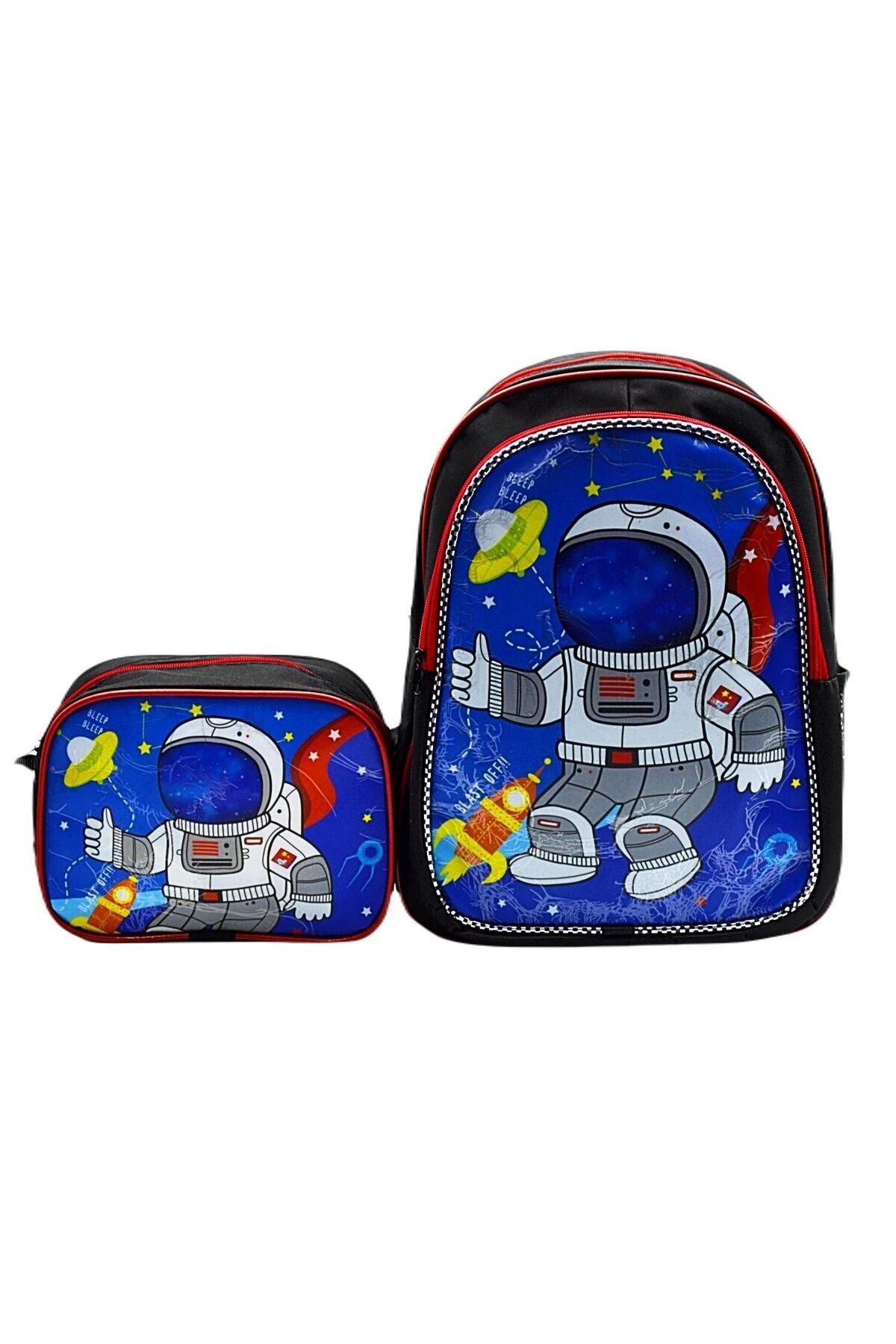 1308-09 2 Lİ SET BESLENMELİ ORTOPEDİK ANAOKULU KÜÇÜK YAŞ OKUL ÇANTASI