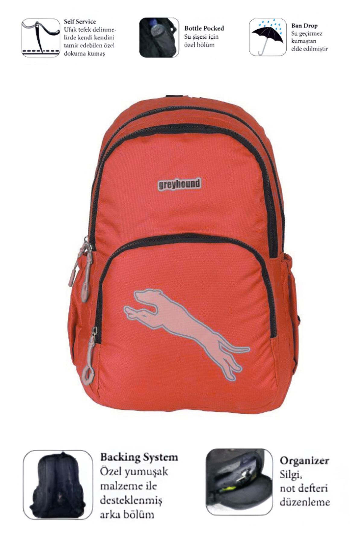 900 Ortopedik Çok Gözlü Okul & Günlük Sırt Çantası