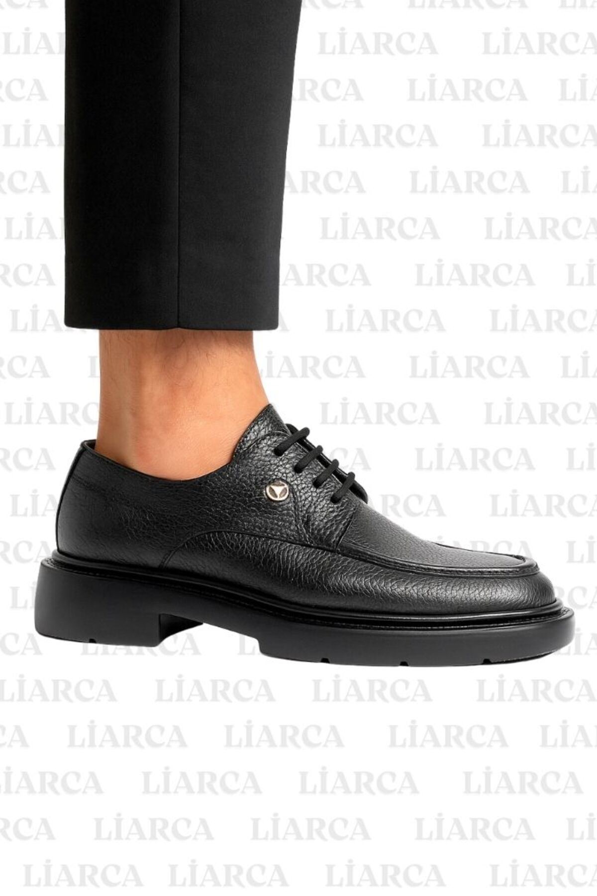 Ashford Siyah Hakiki Deri Klasik & Günlük Erkek Ayakkabı