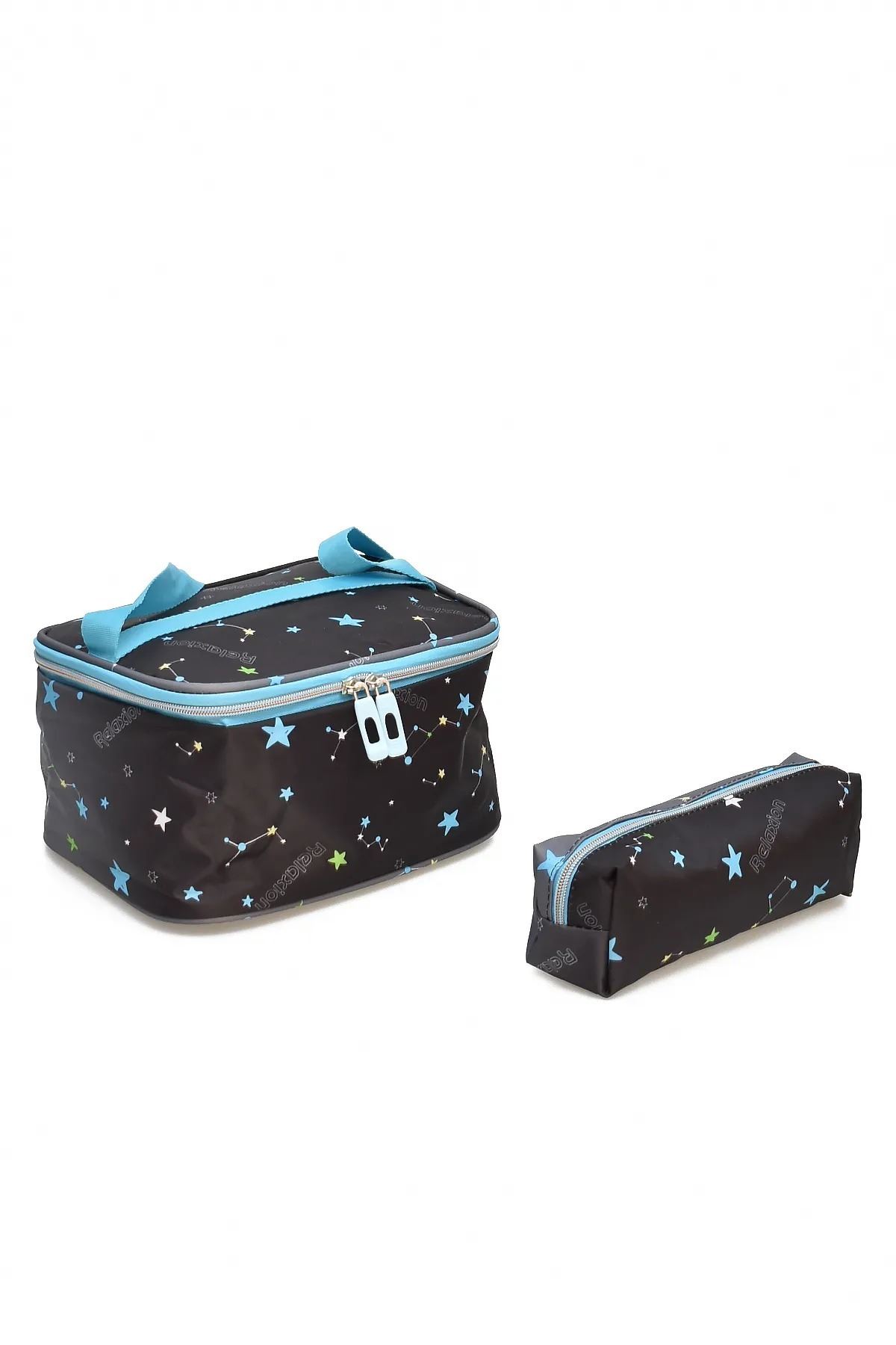 1385 3 lü Ortopedik Çok Gözlü Su Geçirmez Laptop Bölmeli Aksesuarlı Çocuk Okul Sırt Çanta