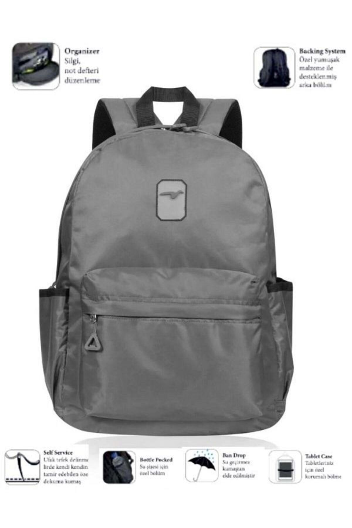 2115 Ortopedik Su Geçirmez Premium Okul & Günlük Sırt Çantası