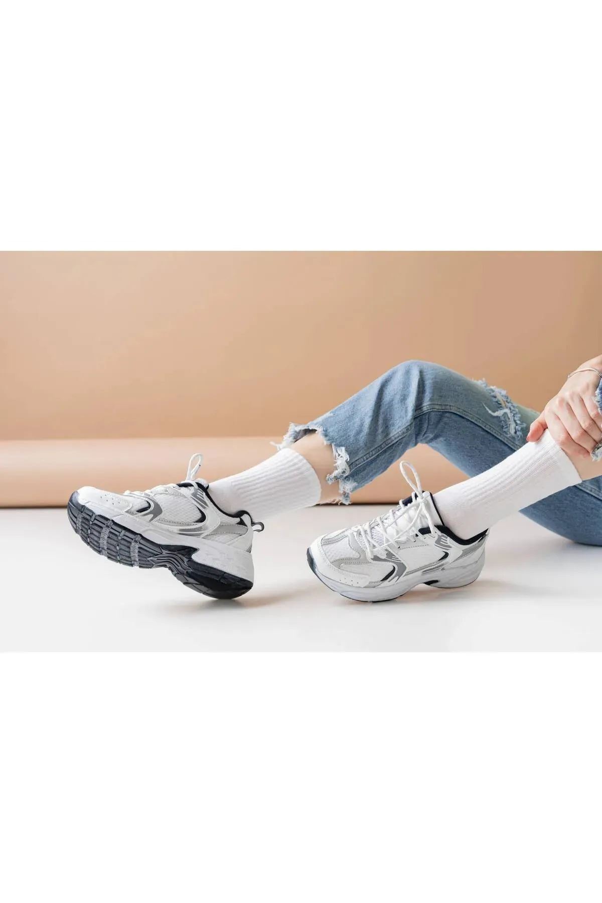 530 Kadın, Erkek, Unisex Ortopedik Triko Yürüyüş Spor Ayakkabısı, Günlük Sneaker