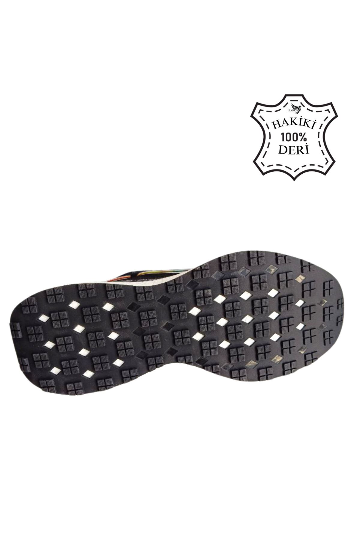 Hakiki Deri Jel Köpük Yüksek Taban Ortopedik İthal Bağcıklı Spor Ayakkabı Sneaker Dar kalıp