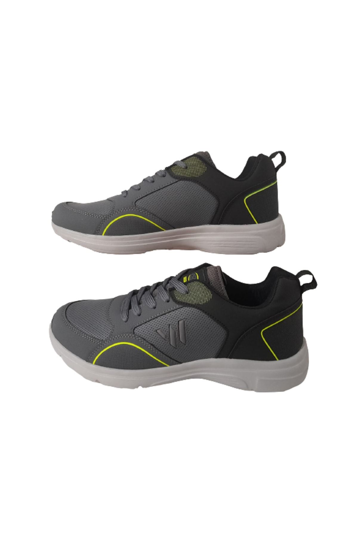 Mgp023-020 Erkek Siyah-füme Ultra Hafif Poli Taban Günlük Yürüyüş Spor Ayakkabı