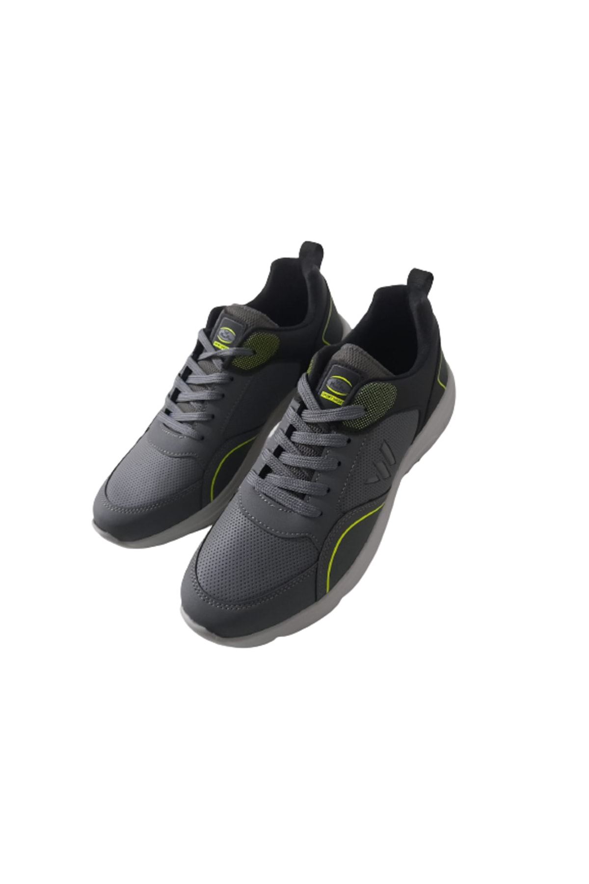 Mgp023-020 Erkek Siyah-füme Ultra Hafif Poli Taban Günlük Yürüyüş Spor Ayakkabı