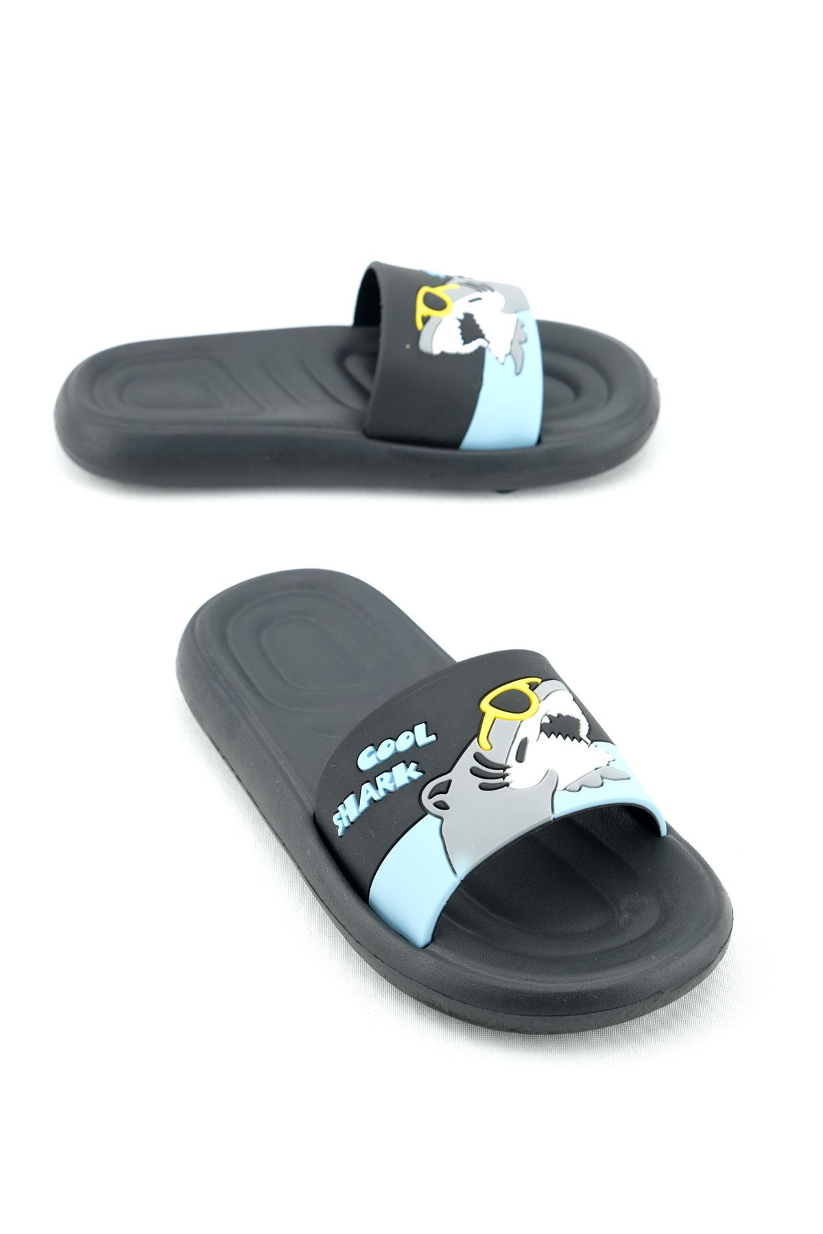 3D Desenli Deniz Ev Okul Kreş Çocuk Terlik – Yumuşak Taban, Renkli Tasarım Rahat Terlik