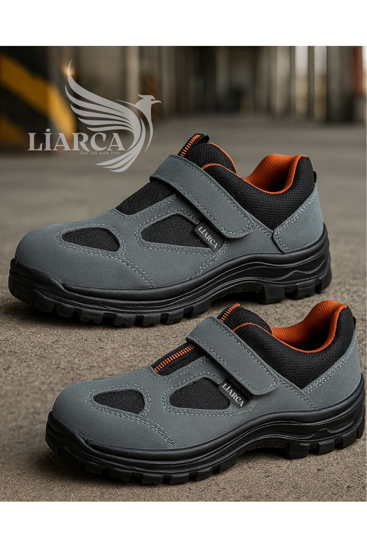 ProGuard™ Çelik Burunlu Deri İş Ayakkabısı – Hafif, Kaymaz, Şok Emici, Su & Yağ Geçirmez