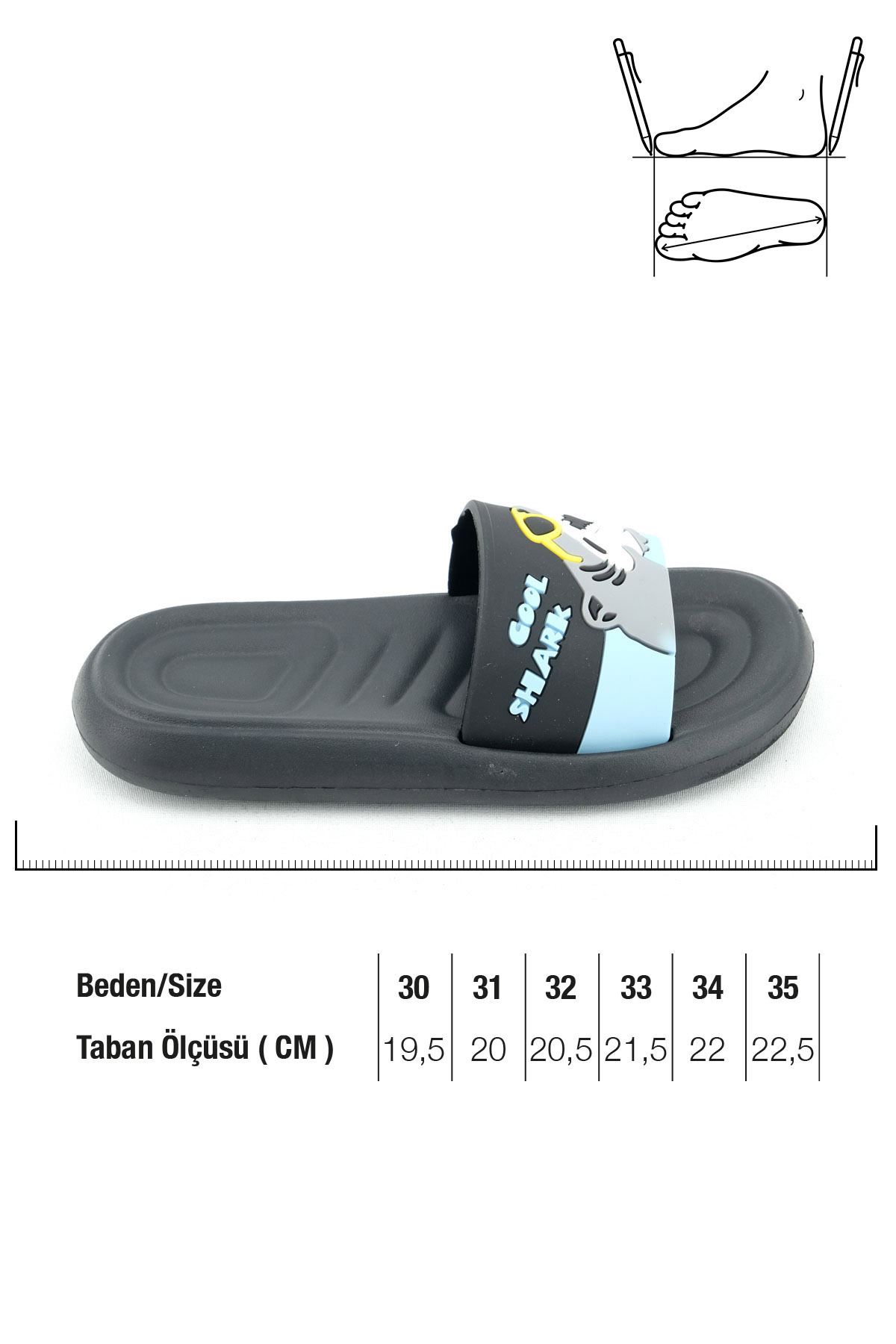 3D Desenli Deniz Ev Okul Kreş Çocuk Terlik – Yumuşak Taban, Renkli Tasarım Rahat Terlik