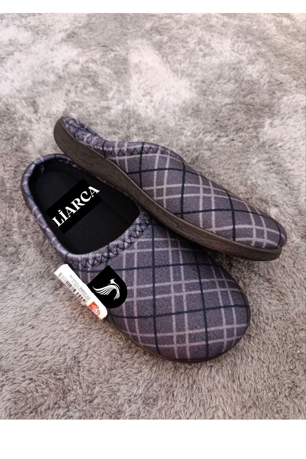 Gezer Erkek Terlik  Kışlık Halı Terlik Ev Terliği Çeyiz Bohça  Karışık Renk Misafir Terliği