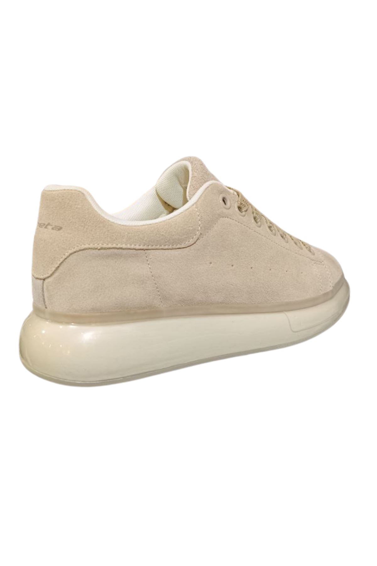 Sınırlı Sayıda Hakiki Deri Yüksek Jel Taban İthal Bağcıklı Sneaker Spor Ayakkabı