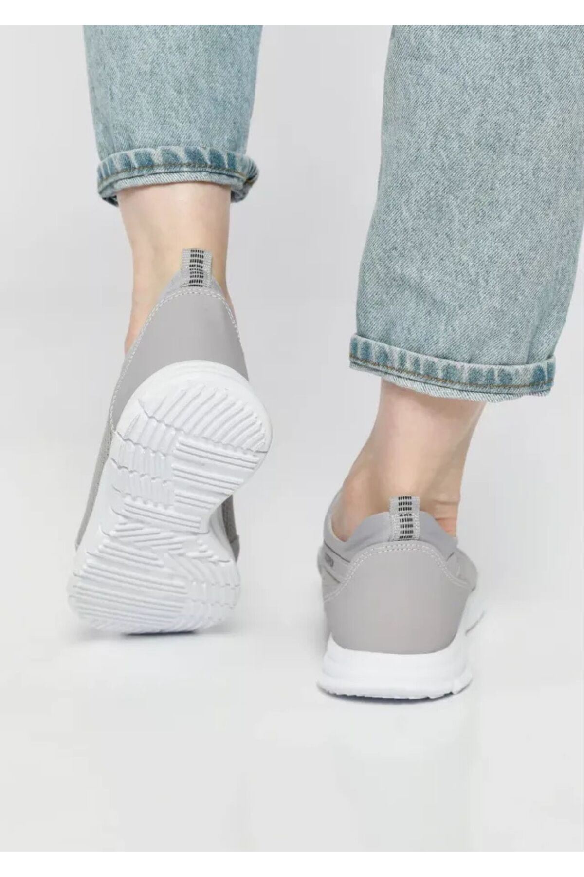 Kadın Erkek  Unisex Ortopedik Bağcıksız Nefes Alabilen Hafif Yürüyüş Sneaker Spor Ayakkabı  38