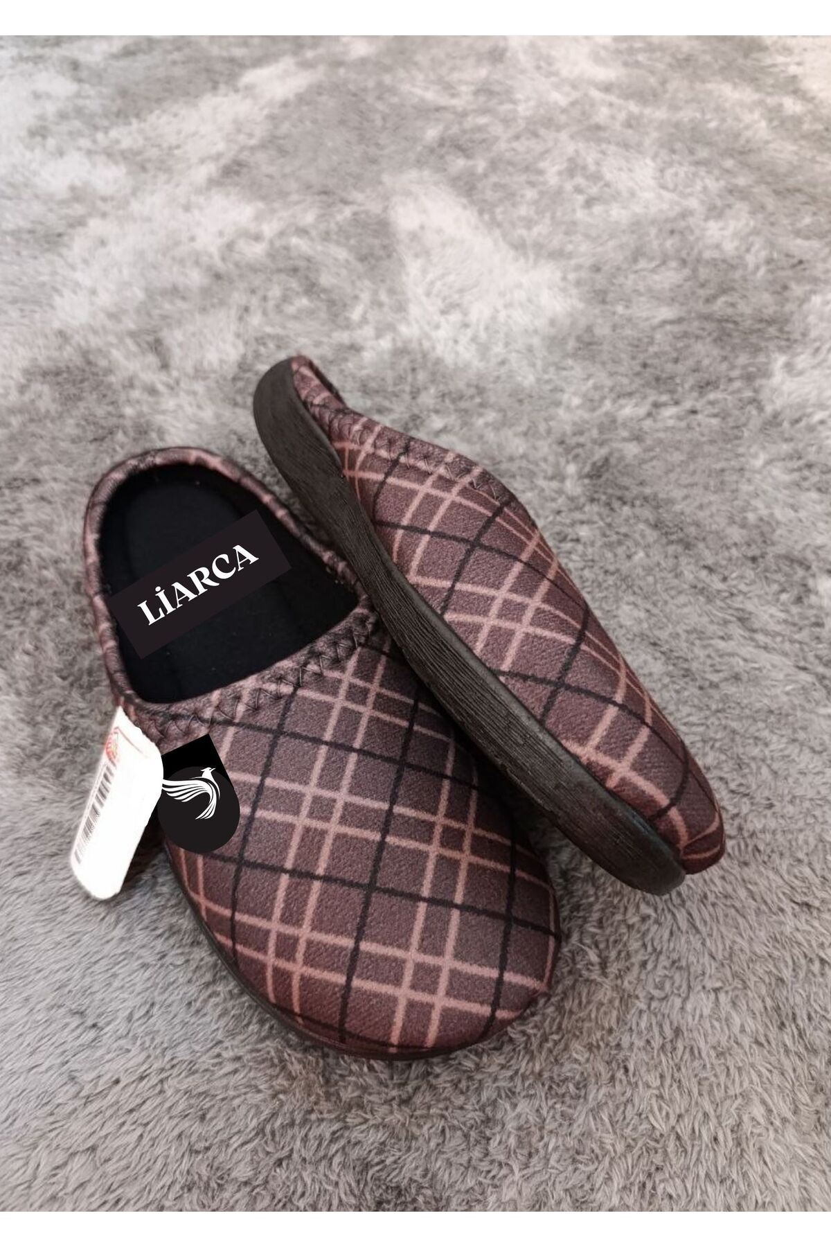 Gezer Erkek Terlik  Kışlık Halı Terlik Ev Terliği Çeyiz Bohça  Karışık Renk Misafir Terliği