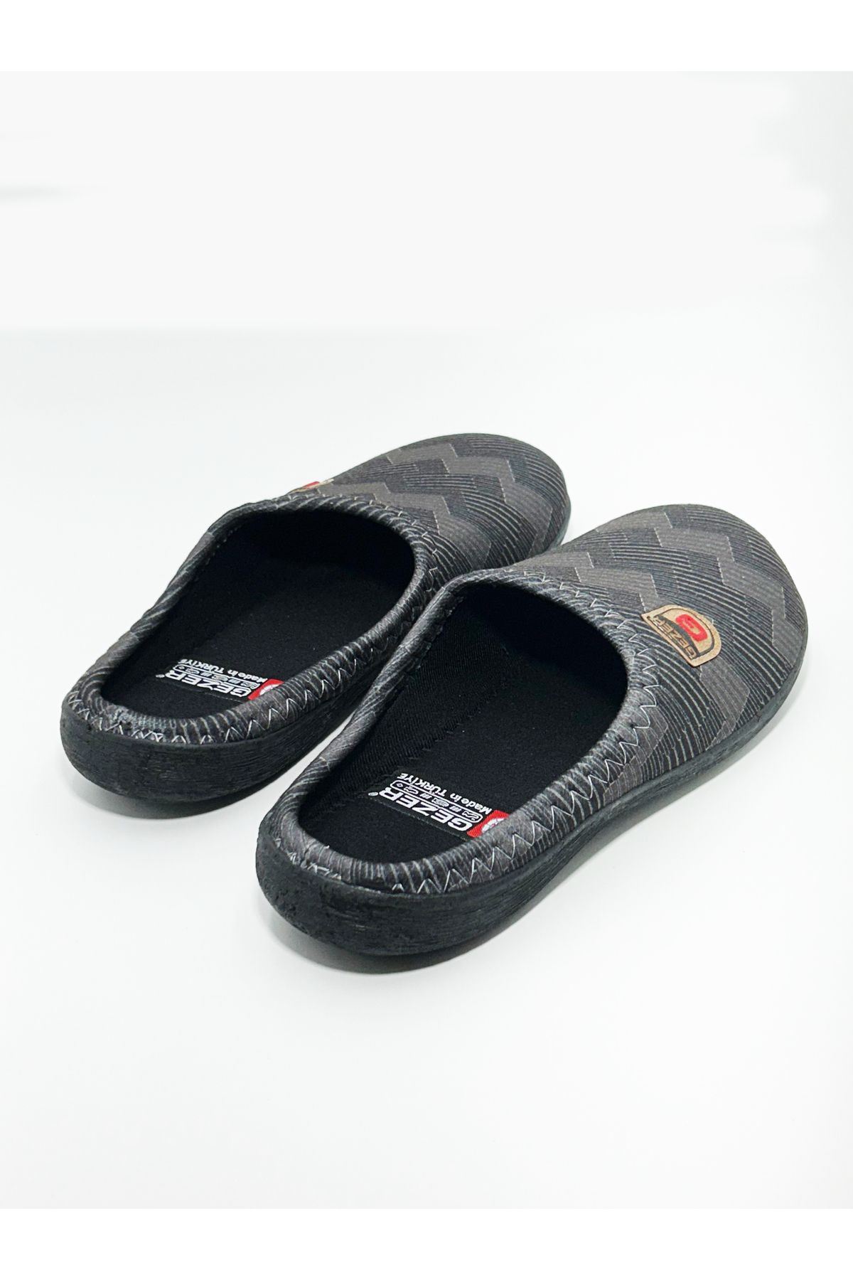 Erkek Kışlık Yıkanabilir Çeyiz/Bohça Renkli Desenli Ev Terliği