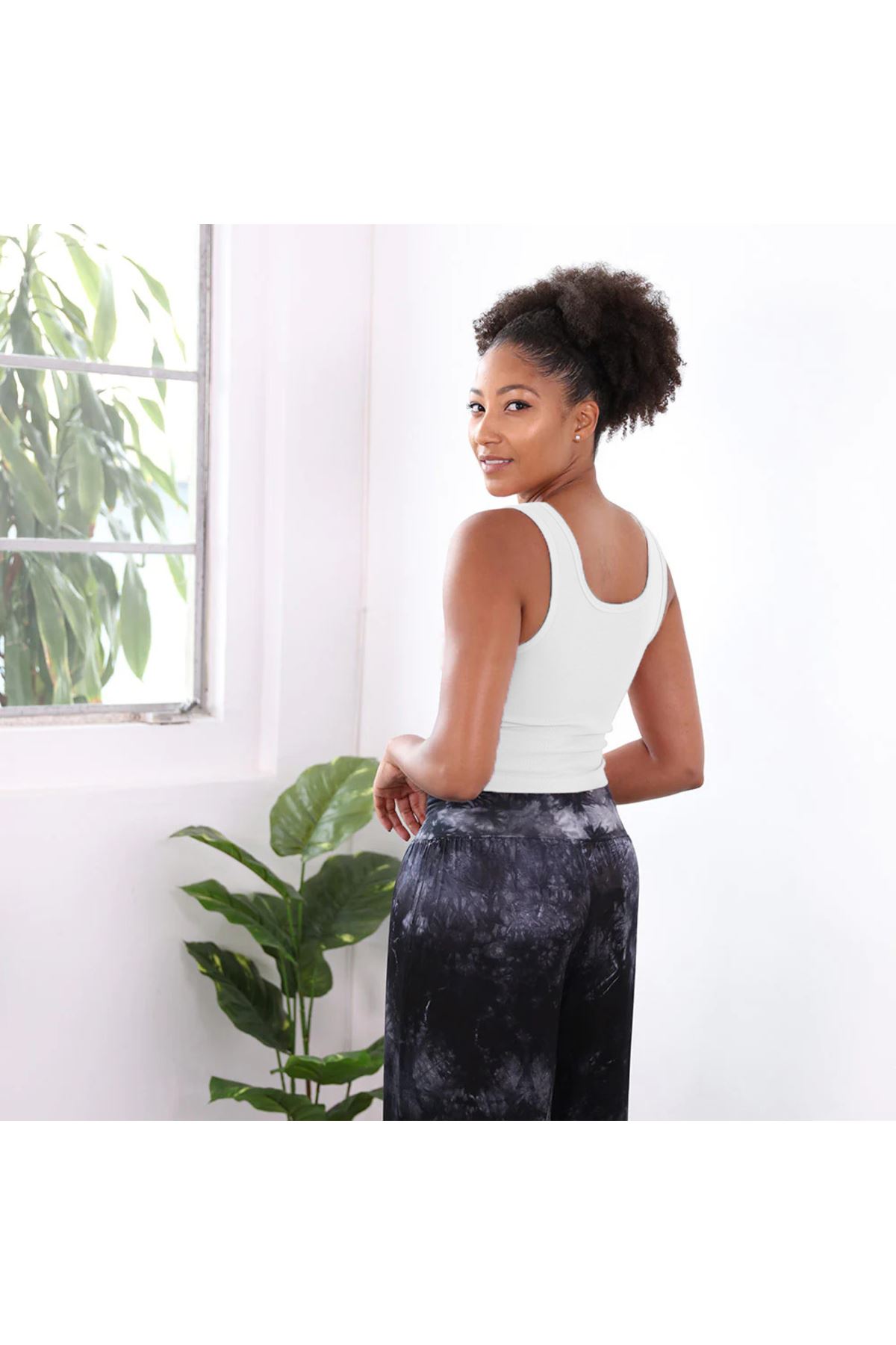 Premium Kalite Pamuk Crop Bluz