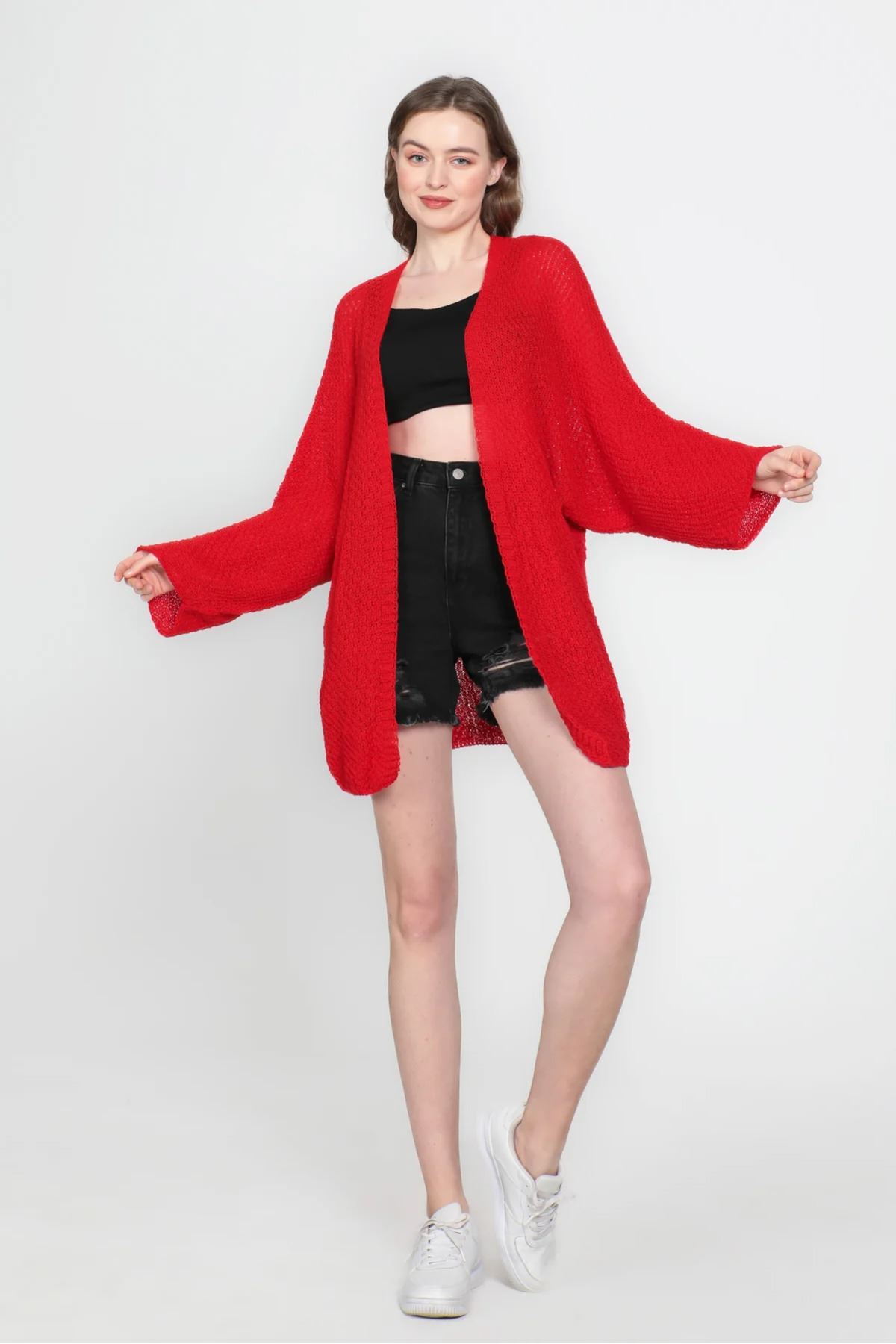 Yarasa Kol Mevsimlik Hırka