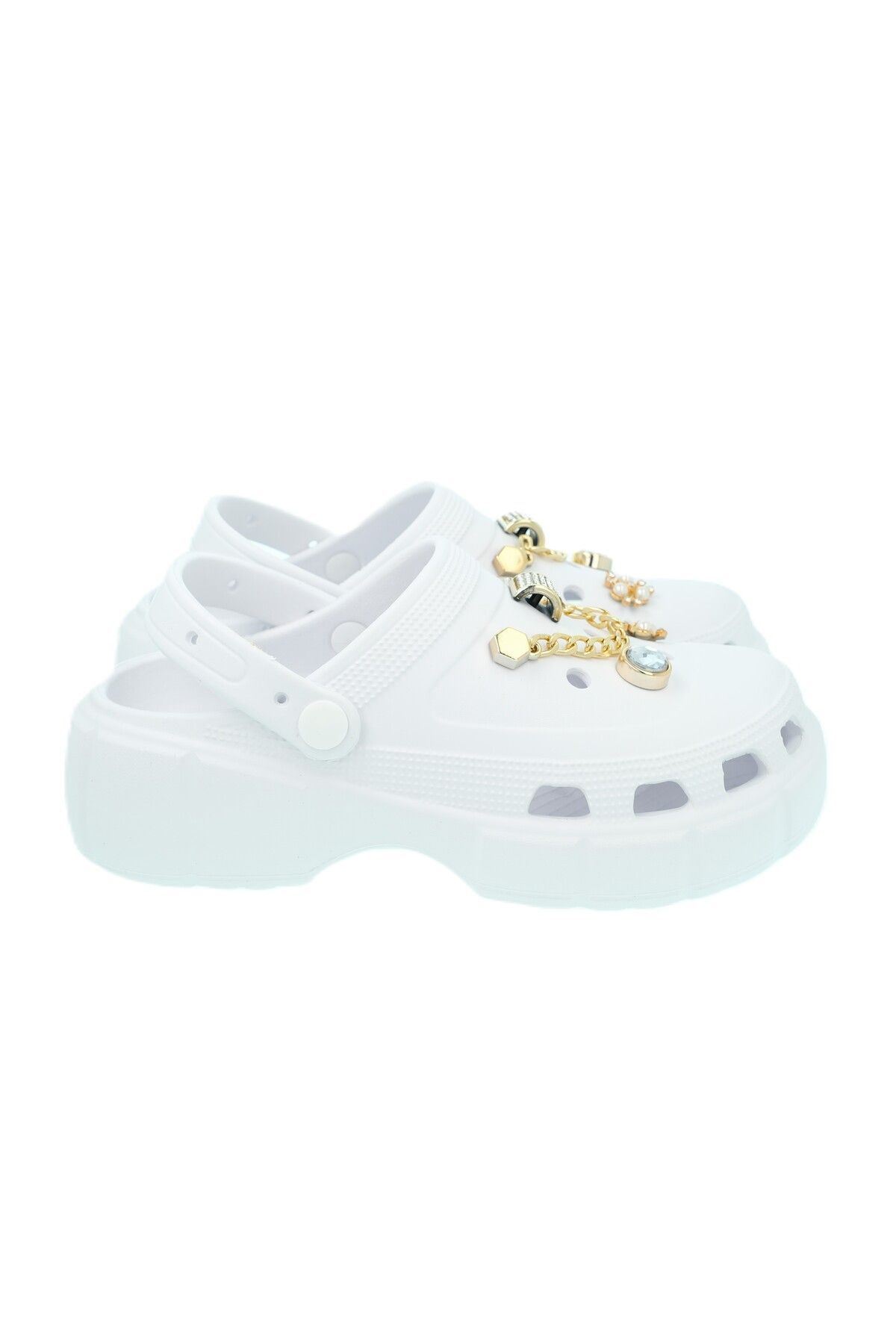 Samba Beyaz Kadın Terlik&Sandalet