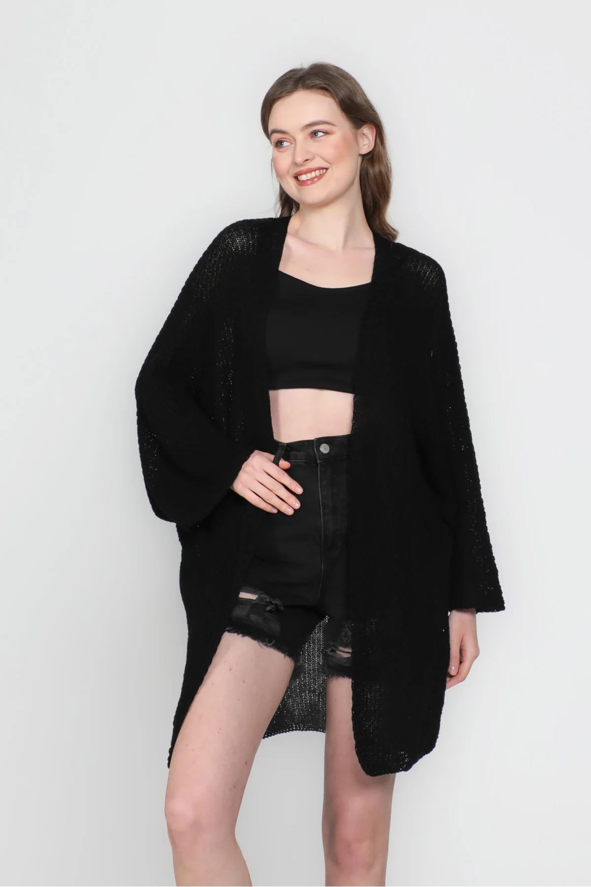 Yarasa Kol Mevsimlik Hırka