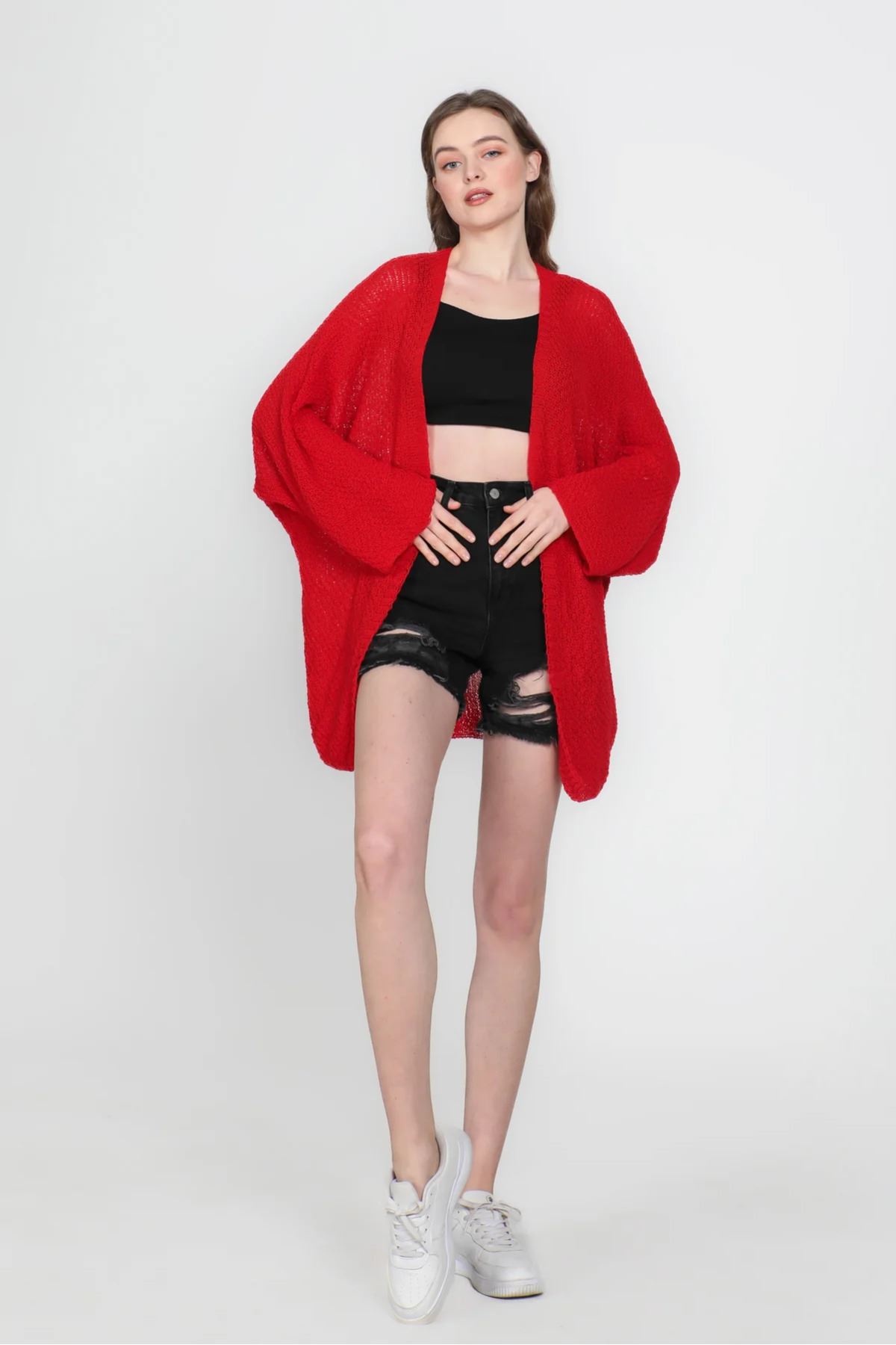 Yarasa Kol Mevsimlik Hırka