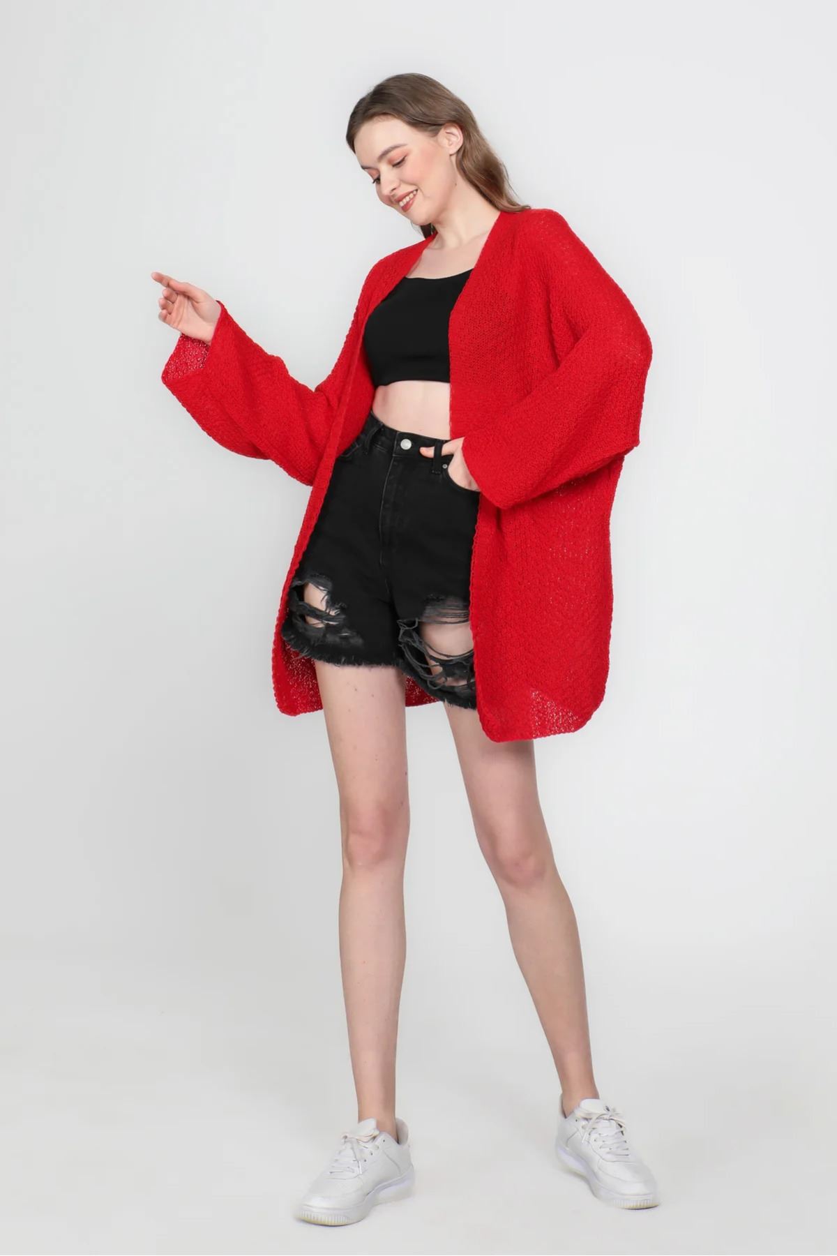 Yarasa Kol Mevsimlik Hırka