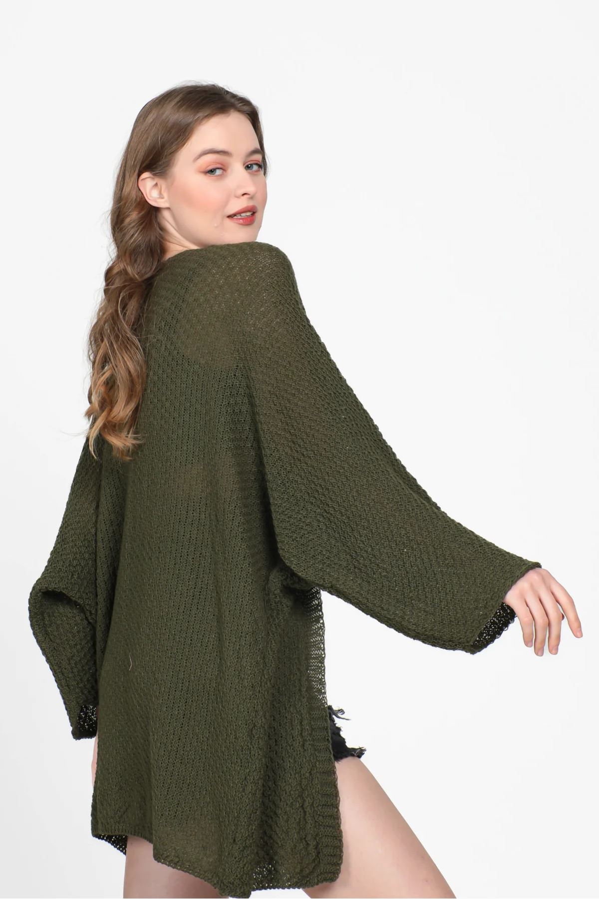 Yarasa Kol Mevsimlik Hırka