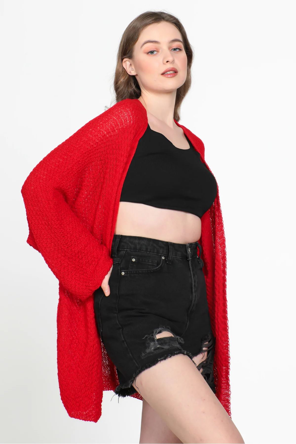 Yarasa Kol Mevsimlik Hırka