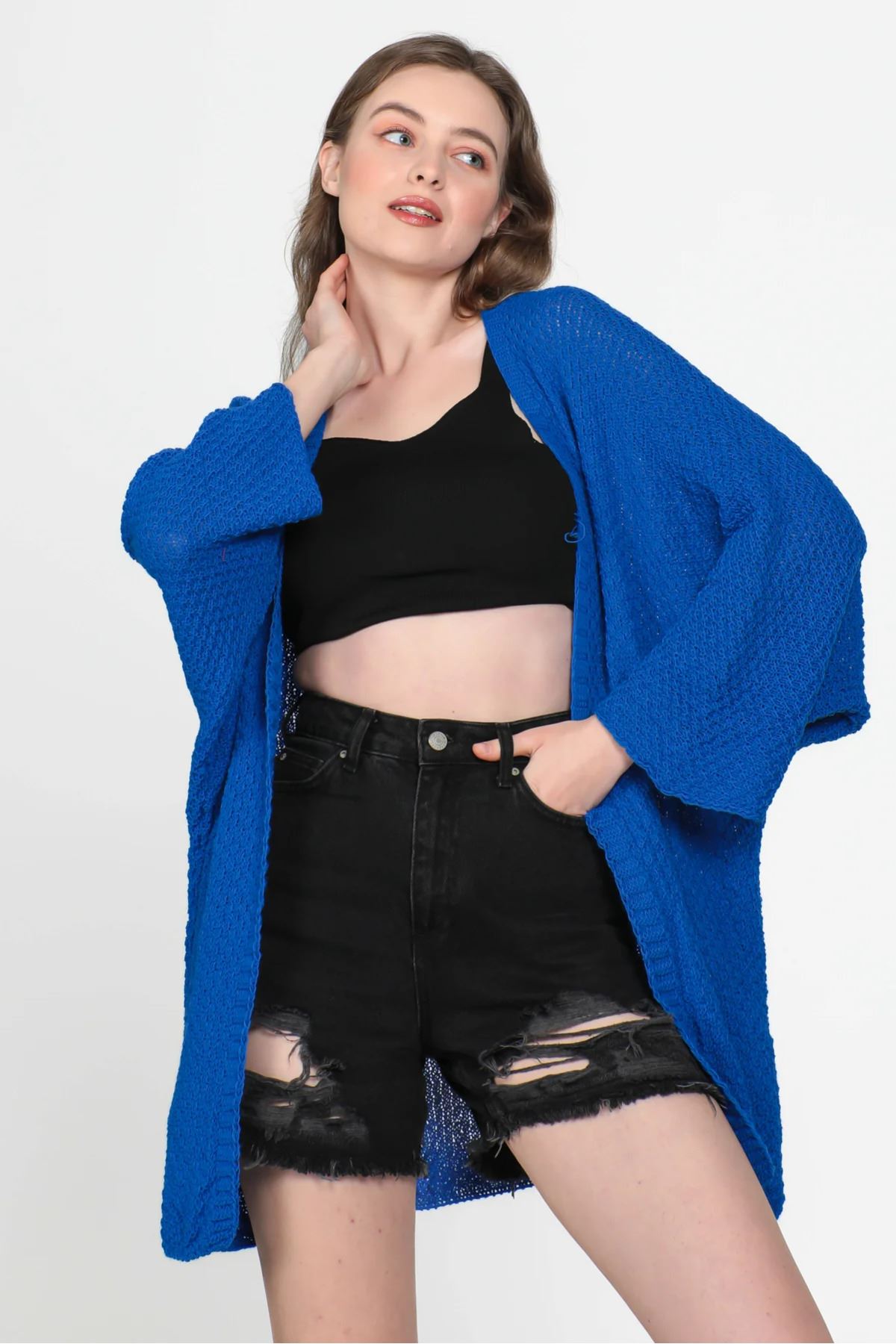 Yarasa Kol Mevsimlik Hırka