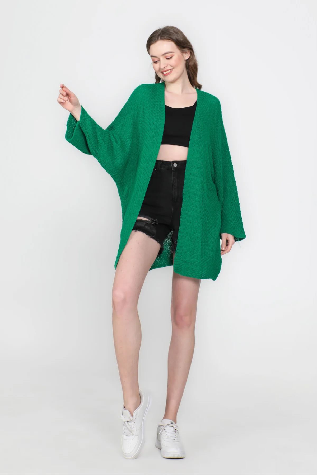 Yarasa Kol Mevsimlik Hırka