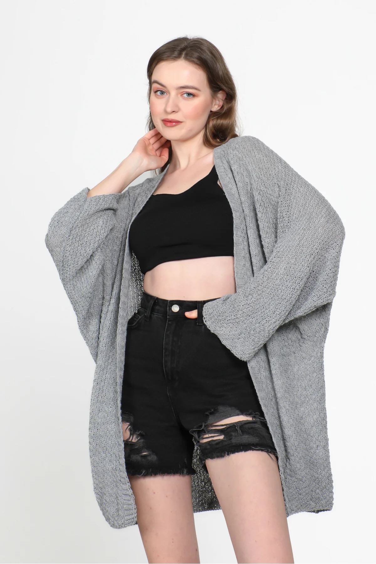 Yarasa Kol Mevsimlik Hırka