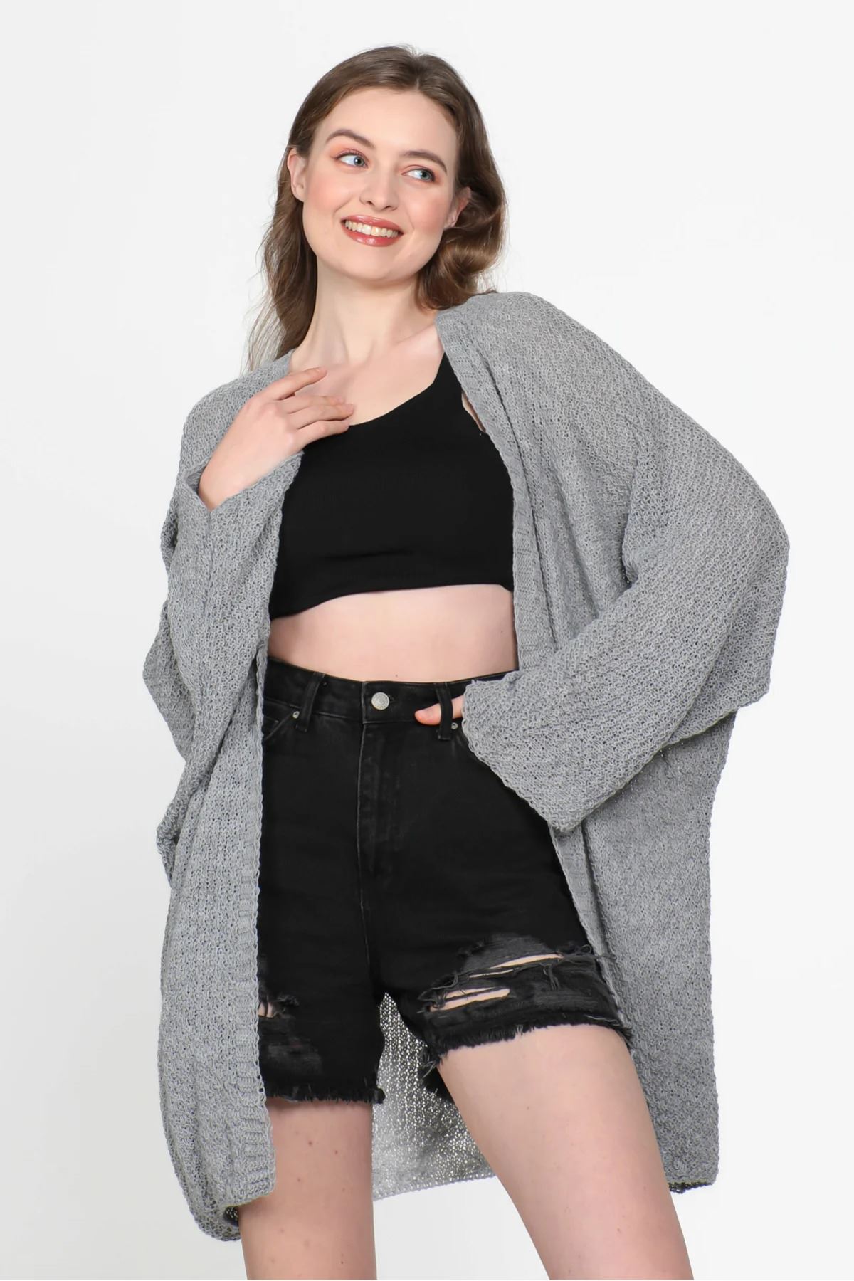 Yarasa Kol Mevsimlik Hırka