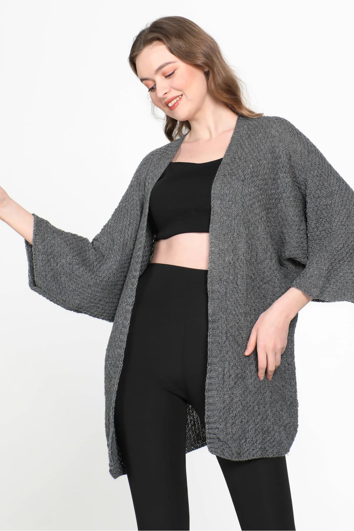 Yarasa Kol Mevsimlik Hırka