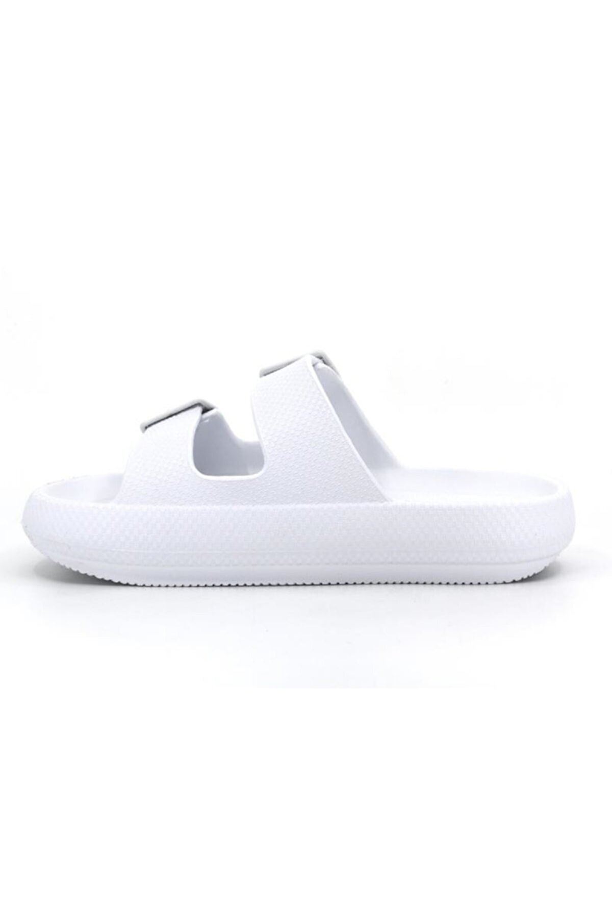 Plaj Havuz Bahçe Deniz Yazlık Yumuşak Kalın Tabanlı Çift Bant Unisex Günlük Terlik