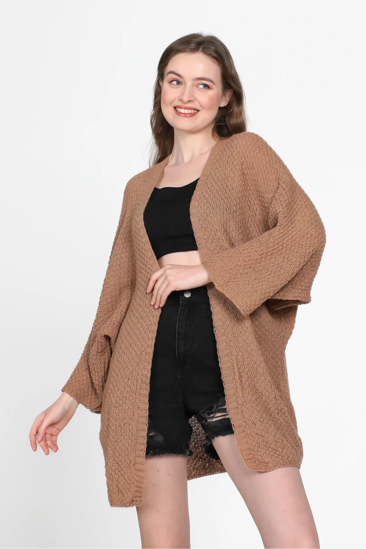 Yarasa Kol Mevsimlik Hırka