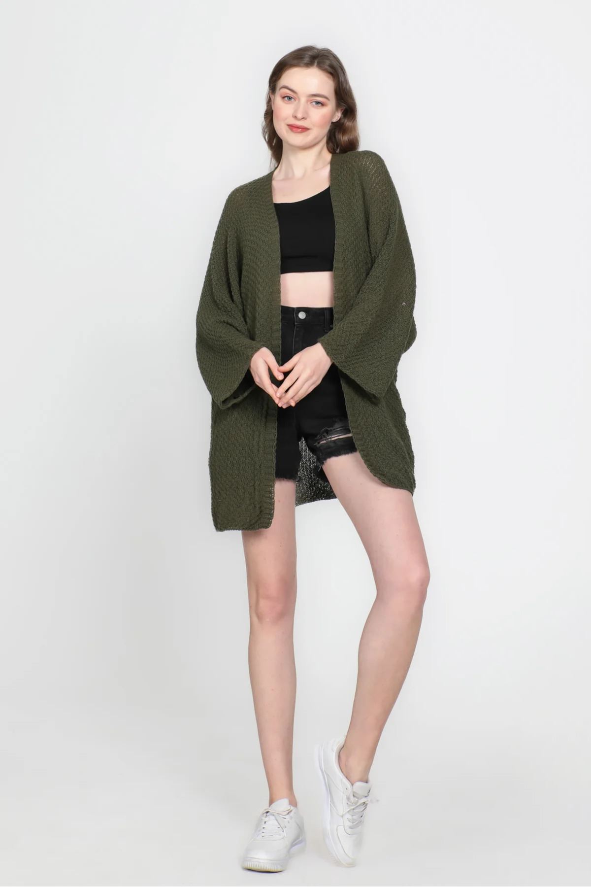 Yarasa Kol Mevsimlik Hırka