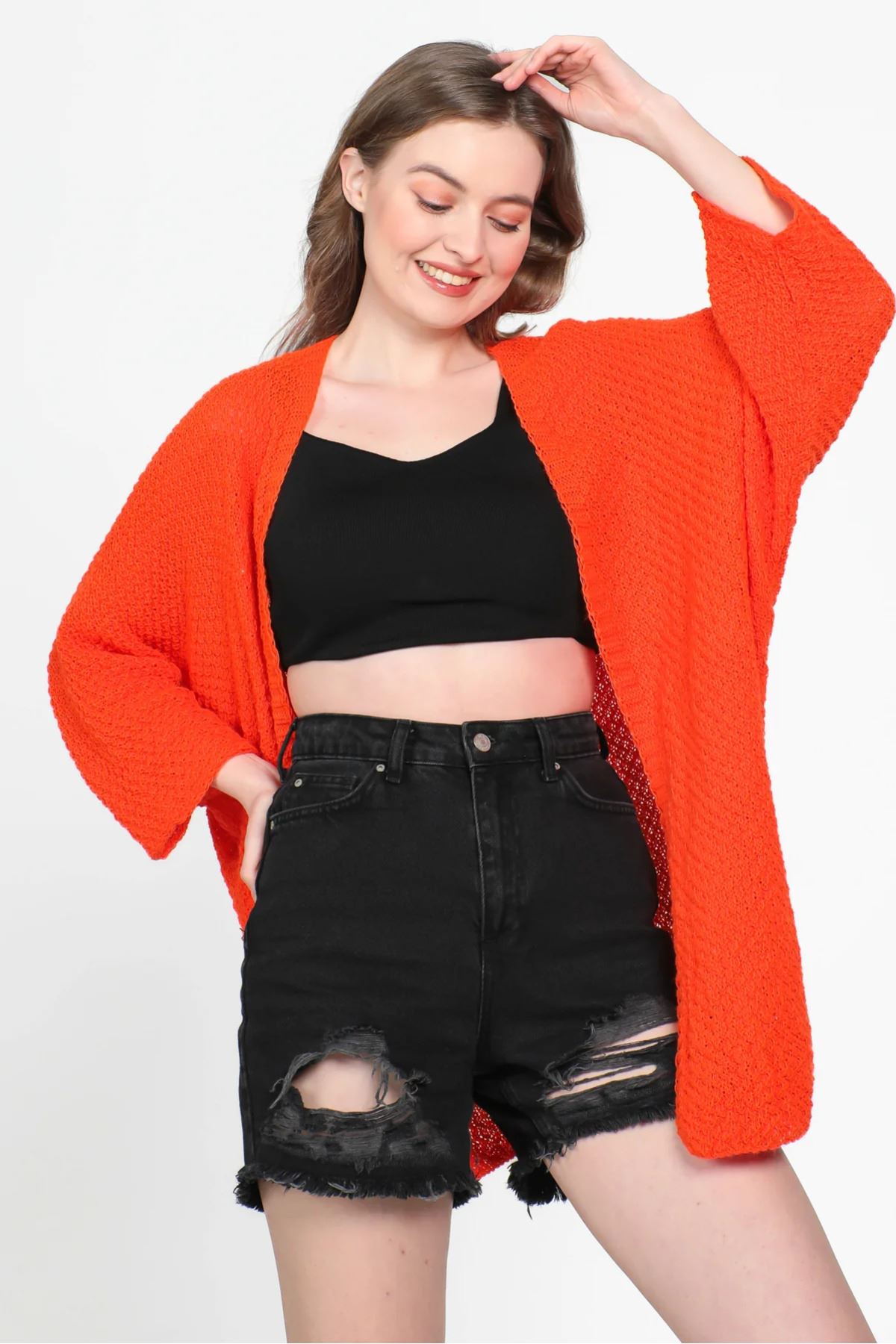 Yarasa Kol Mevsimlik Hırka