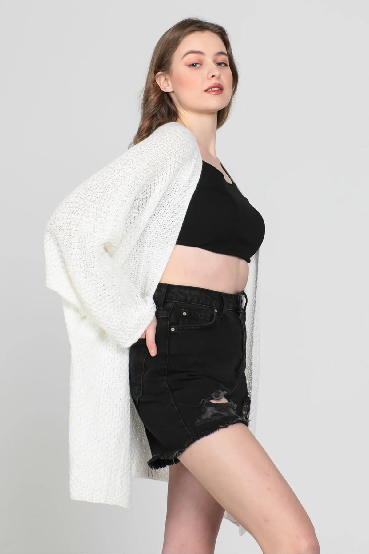 Yarasa Kol Mevsimlik Hırka