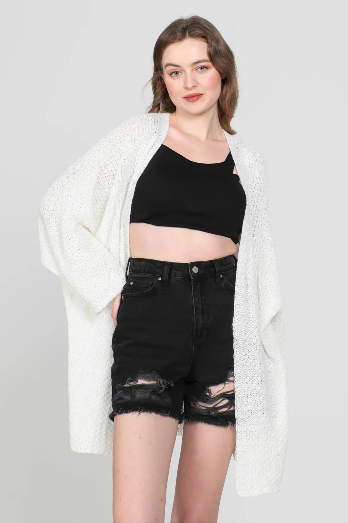 Yarasa Kol Mevsimlik Hırka