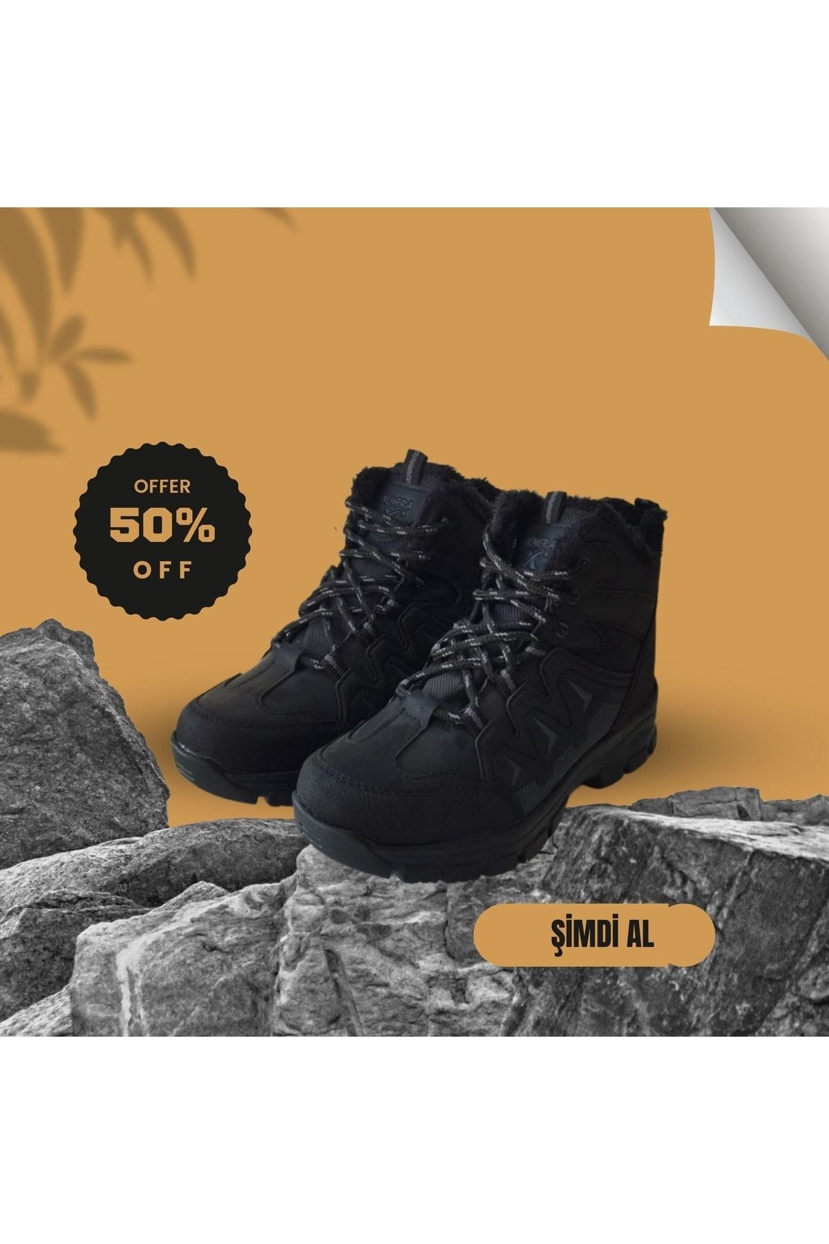 Unisex Kürklü Üstün Kalite Almera Bot