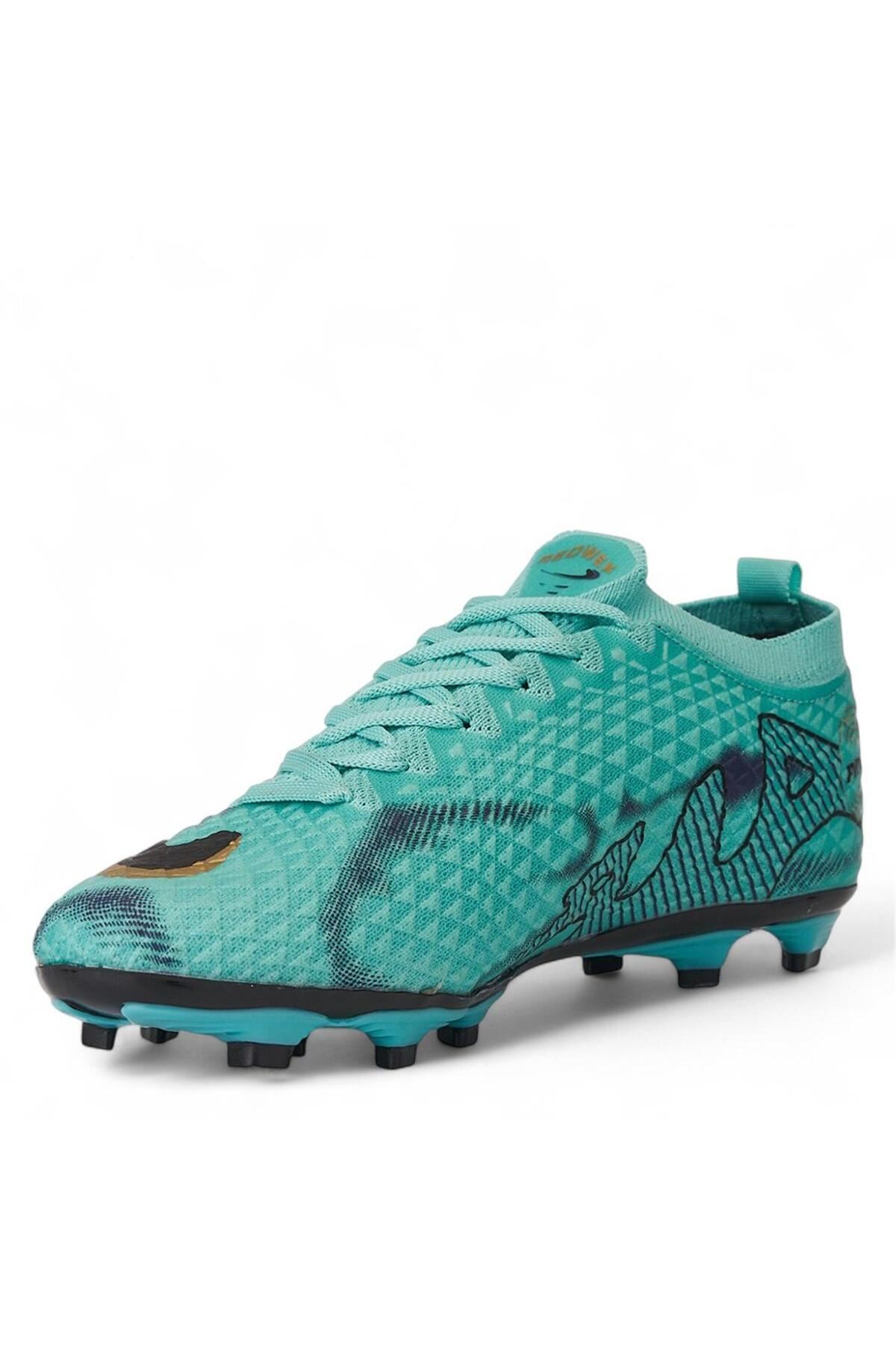 Pro-X Profesyonel Futbol Ayakkabısı Halısaha Çim Saha Çoraplı Çocuk Krampon Yetişkin