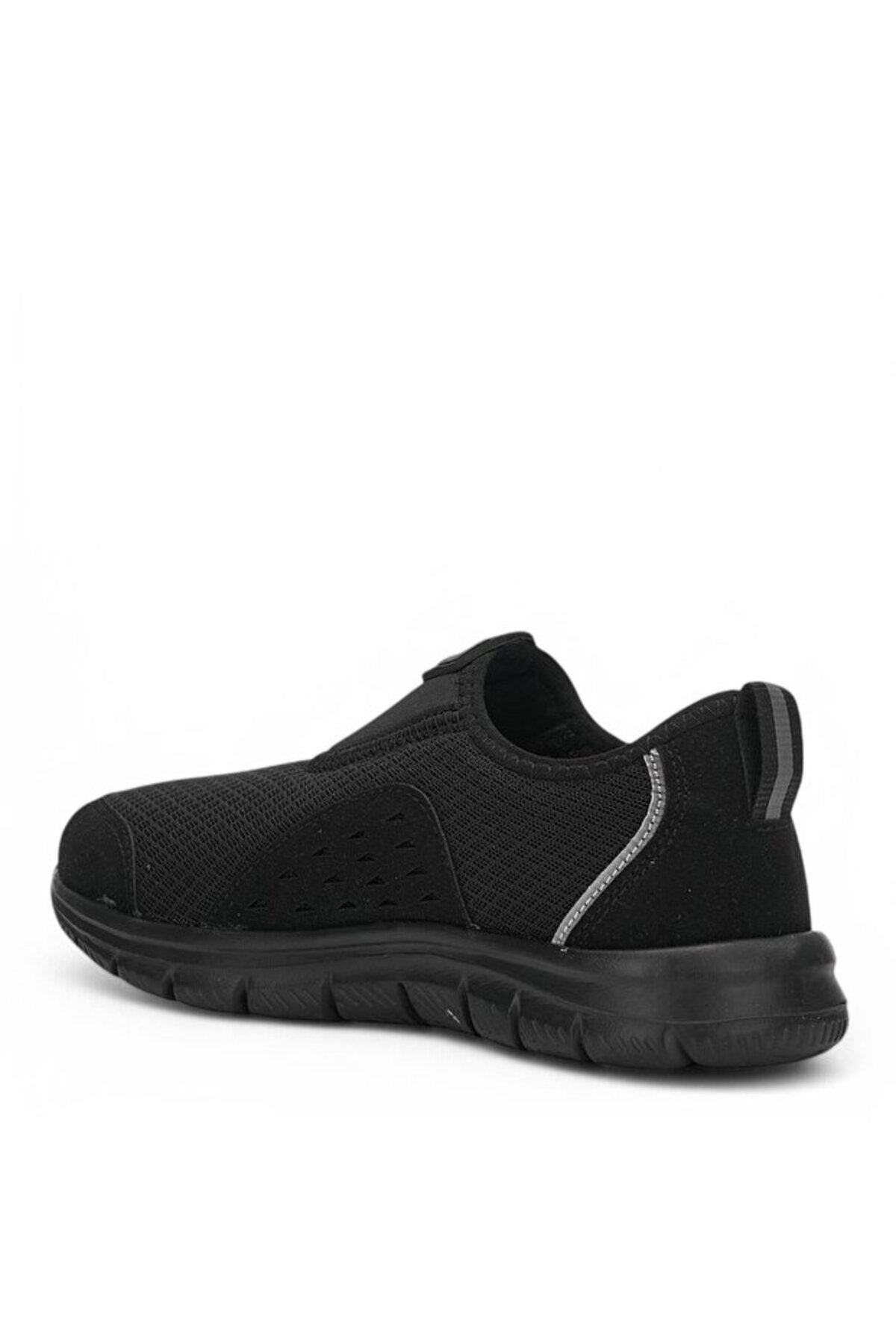 FlexStep Erkek Bağcıksız Nefes Alan Ultra Hafif Günlük Spor Ayakkabı – Siyah