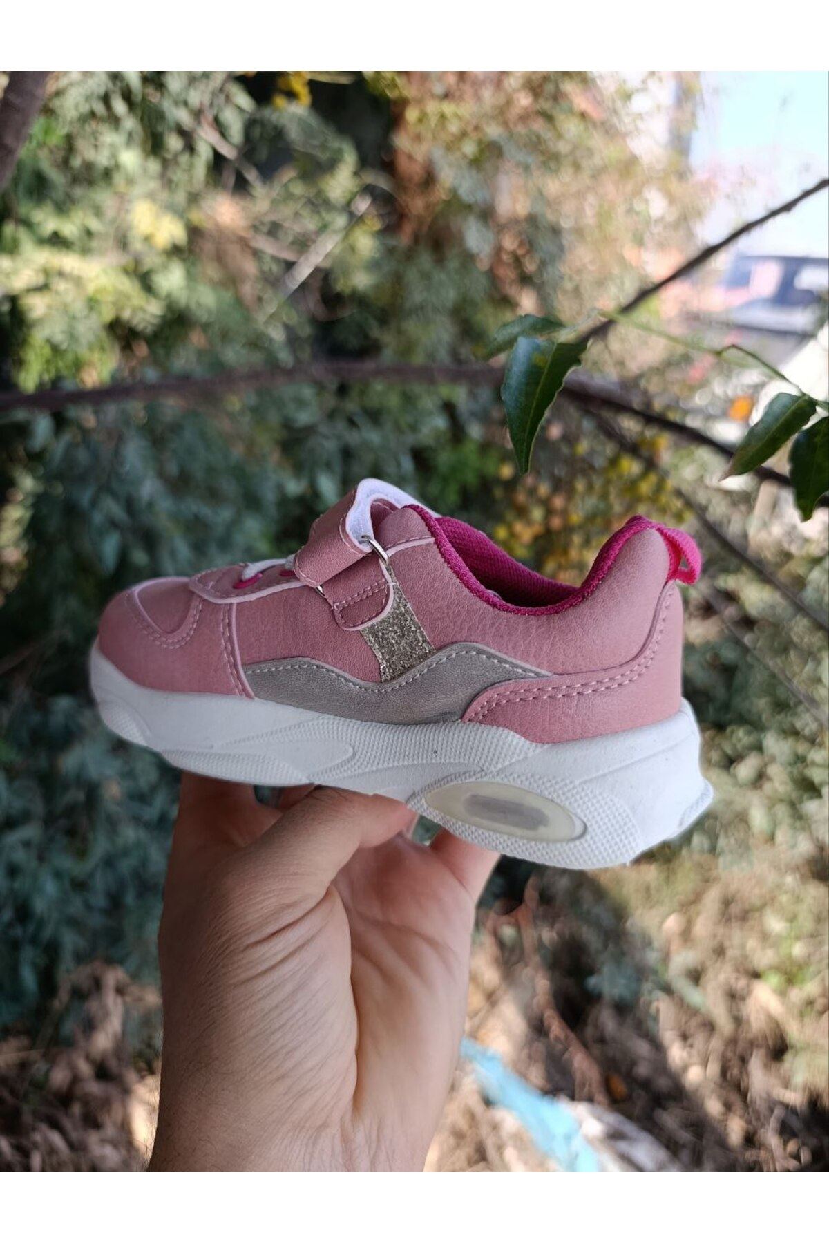 SoftBubble Kız Çocuk Rahat Deri Spor Ayakkabı Balon Taban Ortopedik Cırtlı Kışlık Günlük Ayakkabı