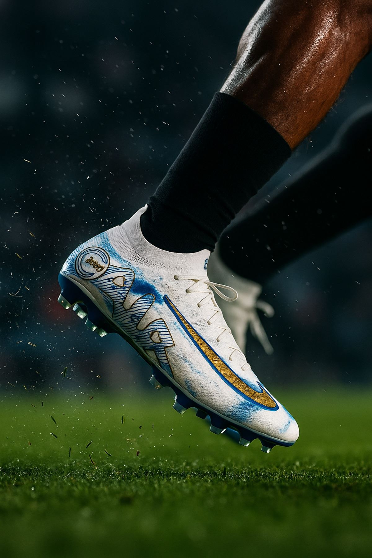 Pro-X Profesyonel Futbol Ayakkabısı Halısaha Çim Saha Çoraplı Çocuk Krampon Yetişkin