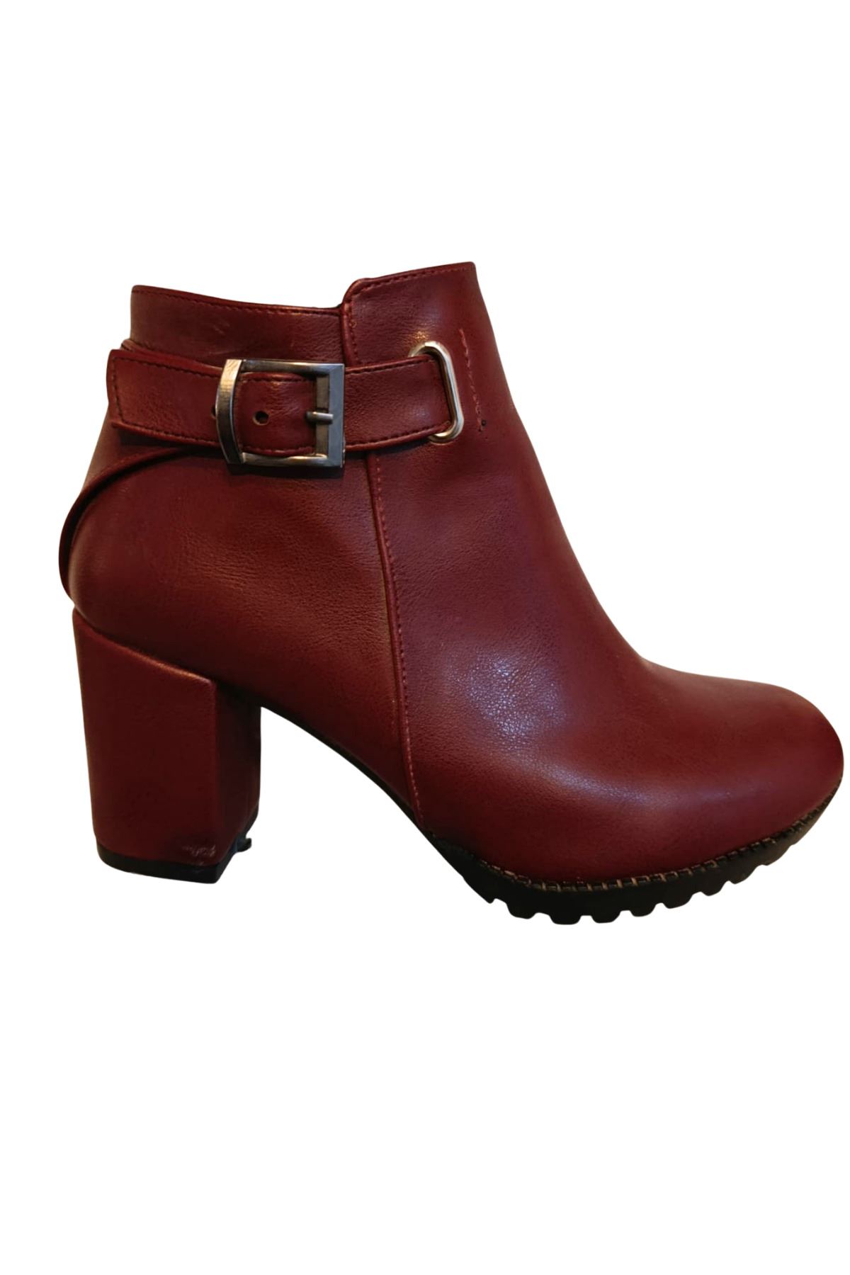ScarletWalk Kadın Kırmızı Topuklu Rahat Bot