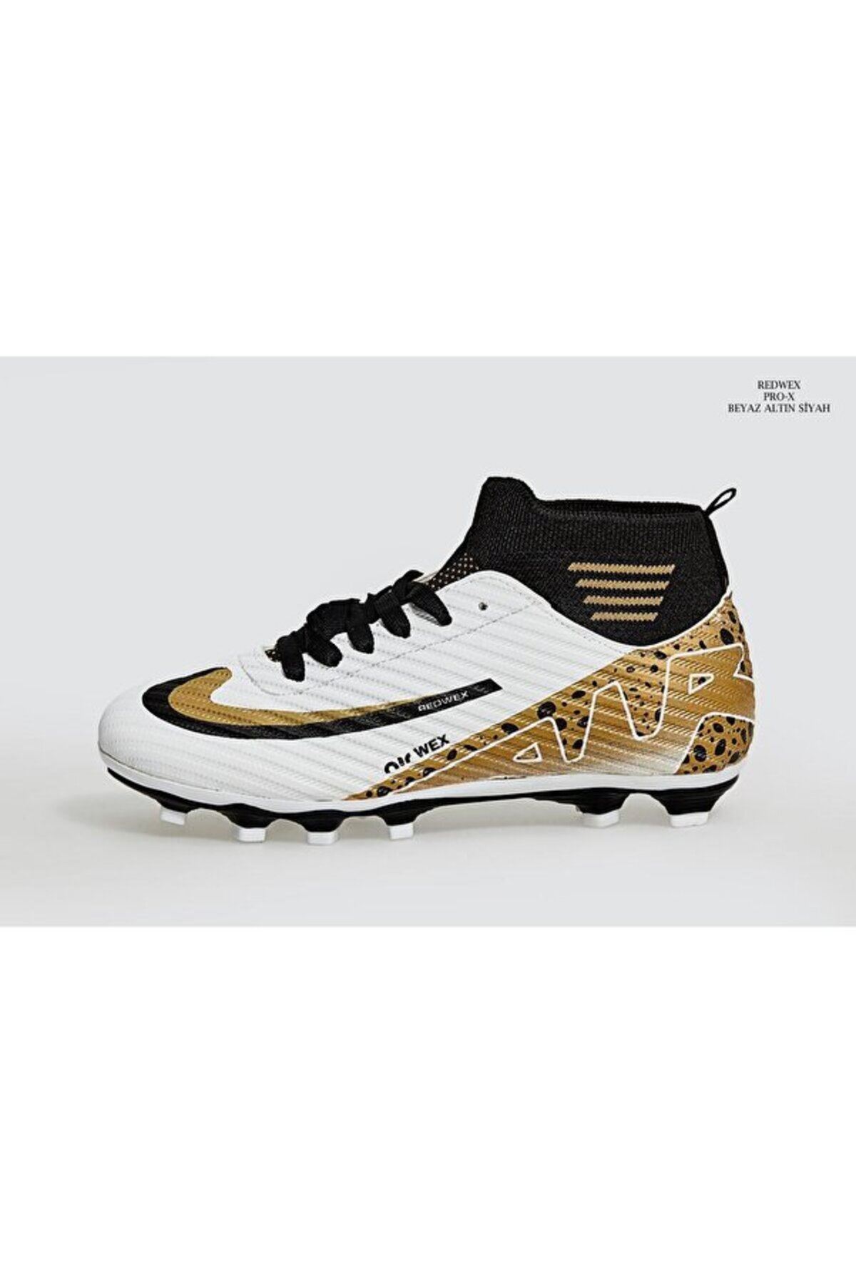 Pro-Half Futbol Ayakkabısı Halısaha Çim Saha Çoraplı Çocuk Krampon Yetişkin Krampon