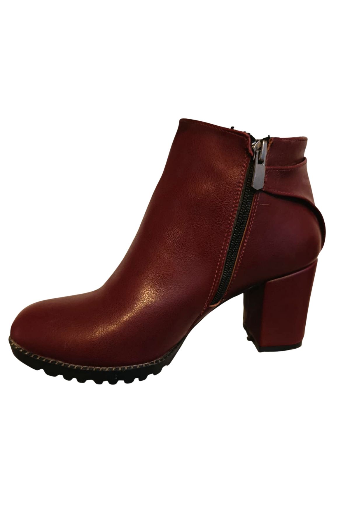 ScarletWalk Kadın Kırmızı Topuklu Rahat Bot