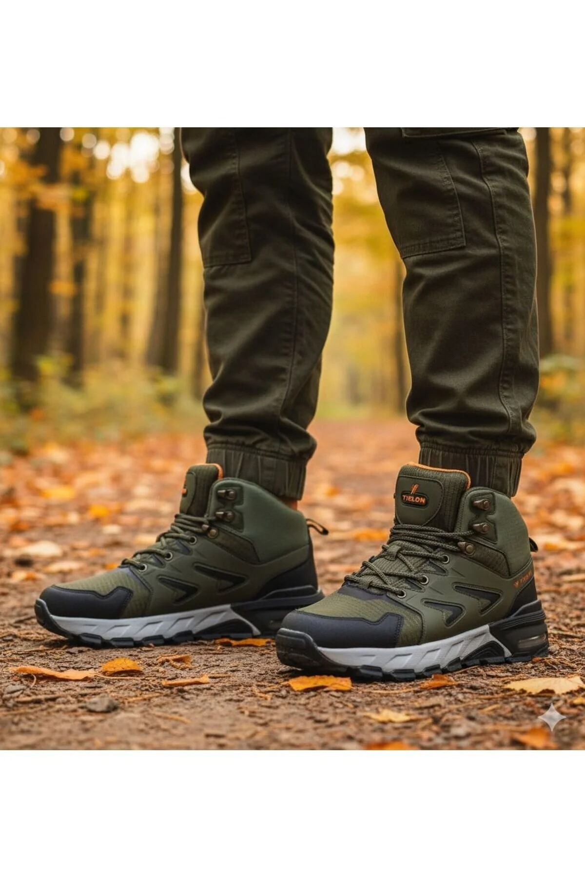 TrekAir Erkek Outdoor Bot – Su İtici, Hava Yastıklı Kalın Taban Trekking Bot