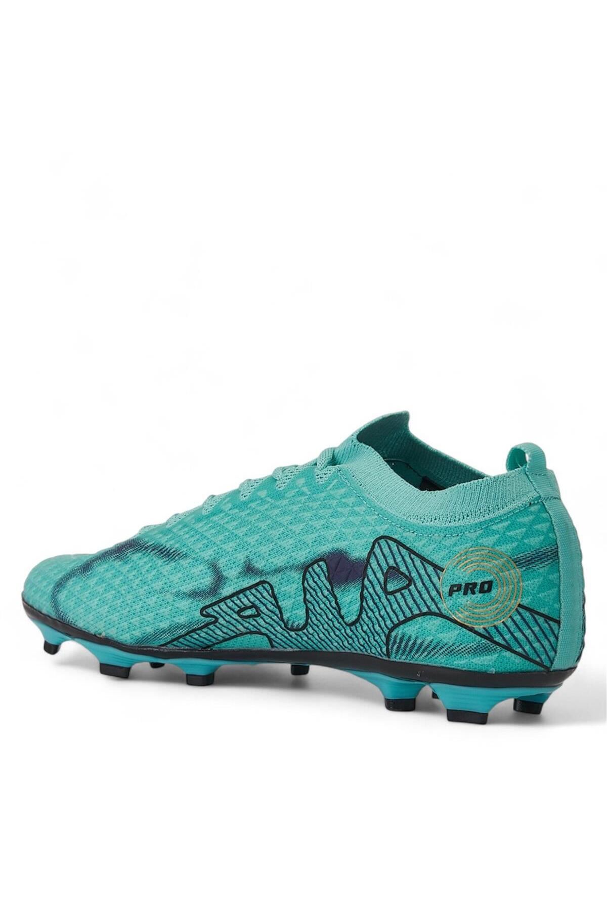 Pro-X Profesyonel Futbol Ayakkabısı Halısaha Çim Saha Çoraplı Çocuk Krampon Yetişkin