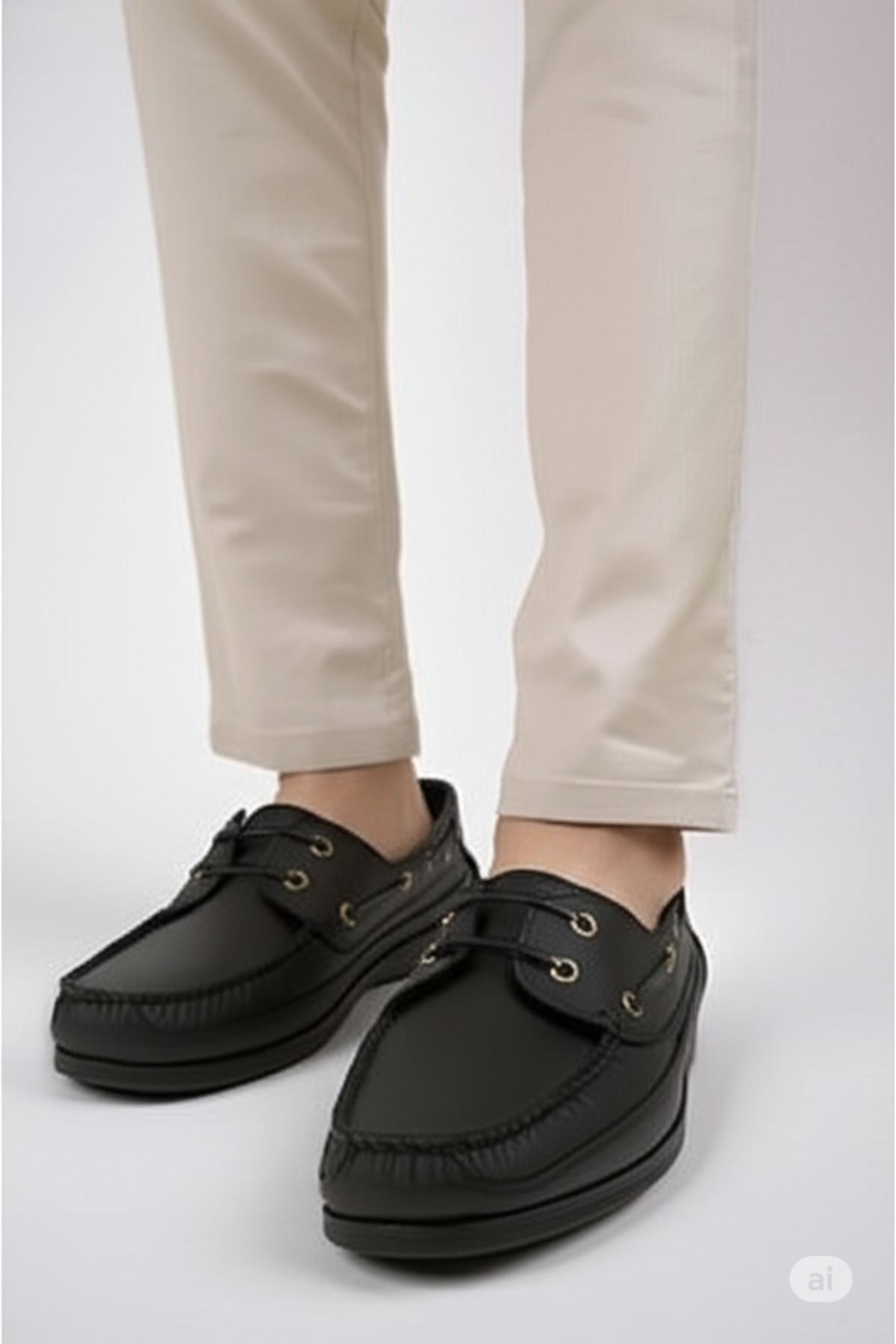 Tamamı Hakiki Deri Garantili Rahat Günlük Mokasen Tekne Stili Rahat Erkek Ortopedik Taban Ayakkabı