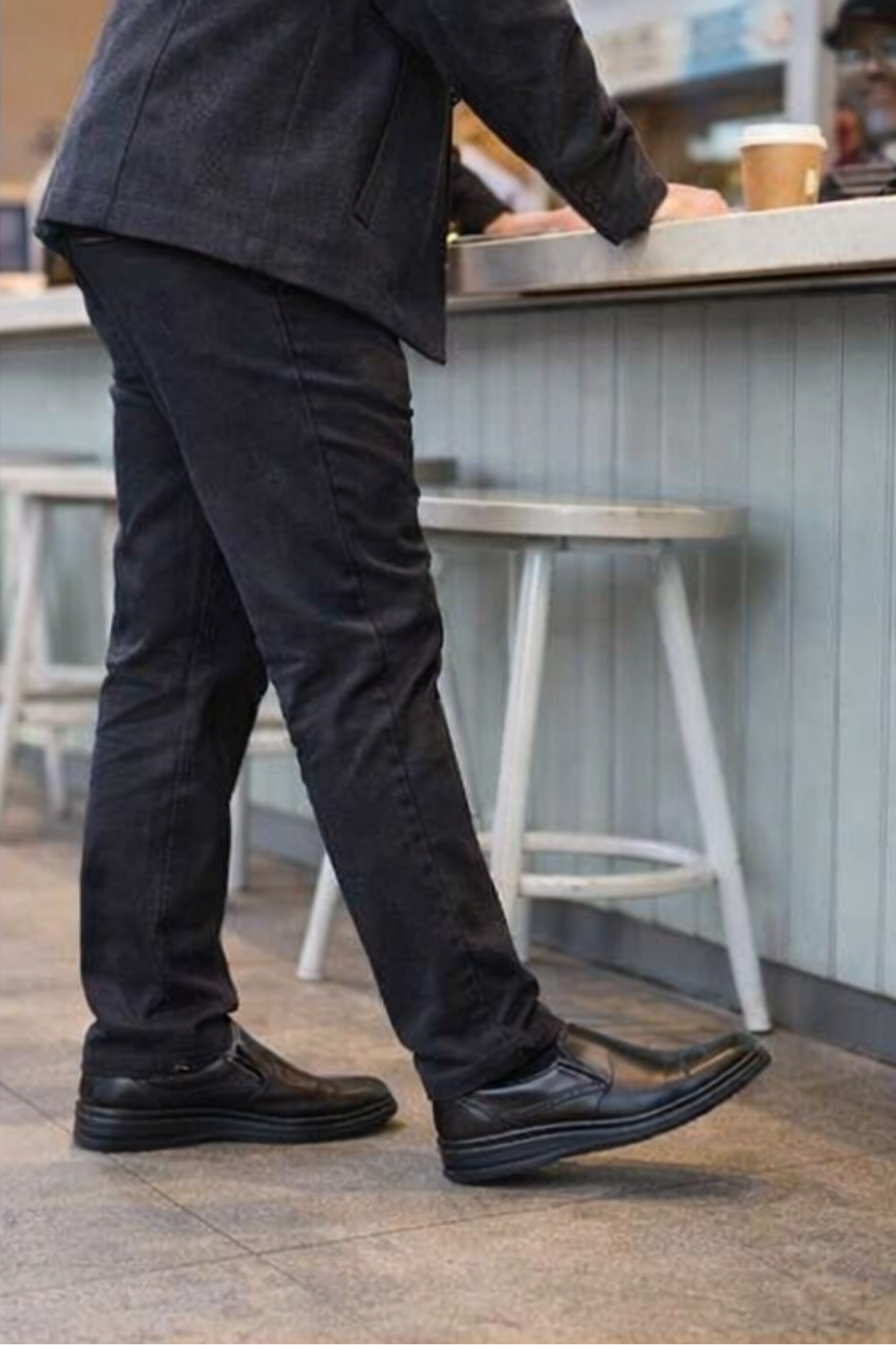 ComfortPro Erkek Hakiki Deri Ortopedik Günlük Ayakkabı – Bağcıksız, Premium Konforlu İç Deri